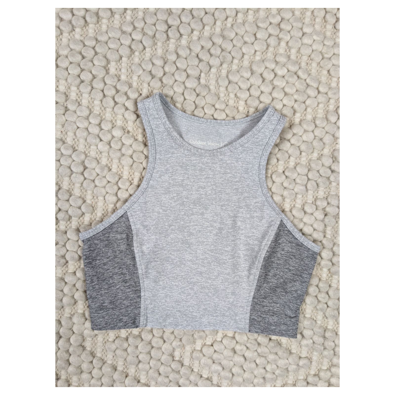 Outdoor Voices Outdoor Voices Athena Crop Top Dove/Ash Gray Sz Small Size S / US 4 / IT 40 - 5 Thumbnail