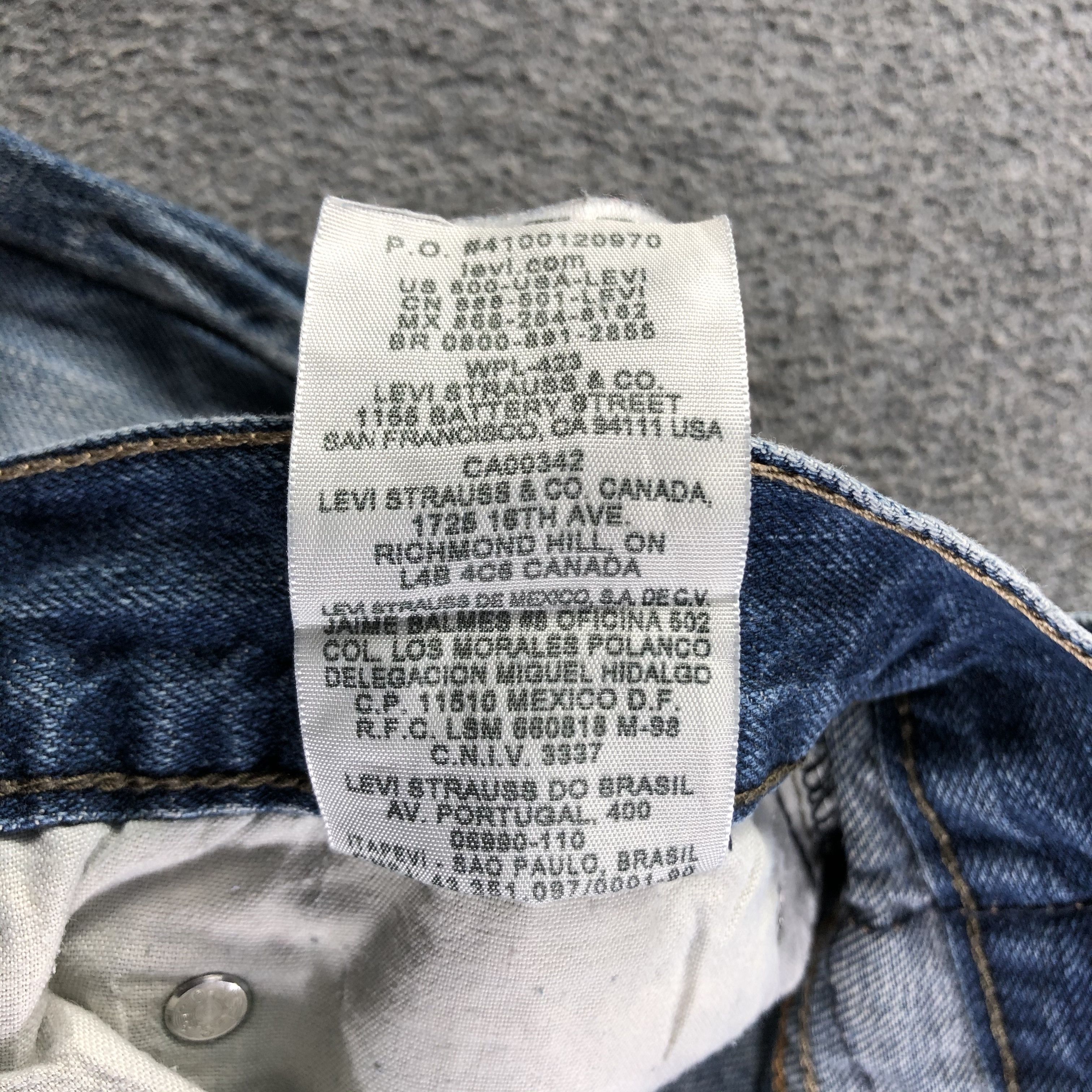 Levi's Vintage Blue Wash Levis 514 Jeans-J3342 Size US 32 / EU 48 - 12 Thumbnail