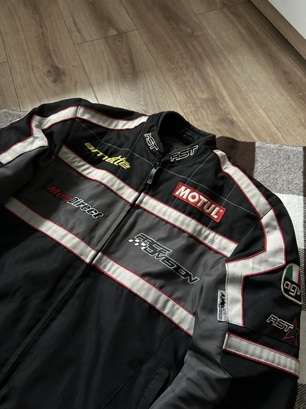 NASCAR Vintage Rst Motul Racing Arnette y2k racing mens Size US M / EU 48-50 / 2 - 3 Thumbnail