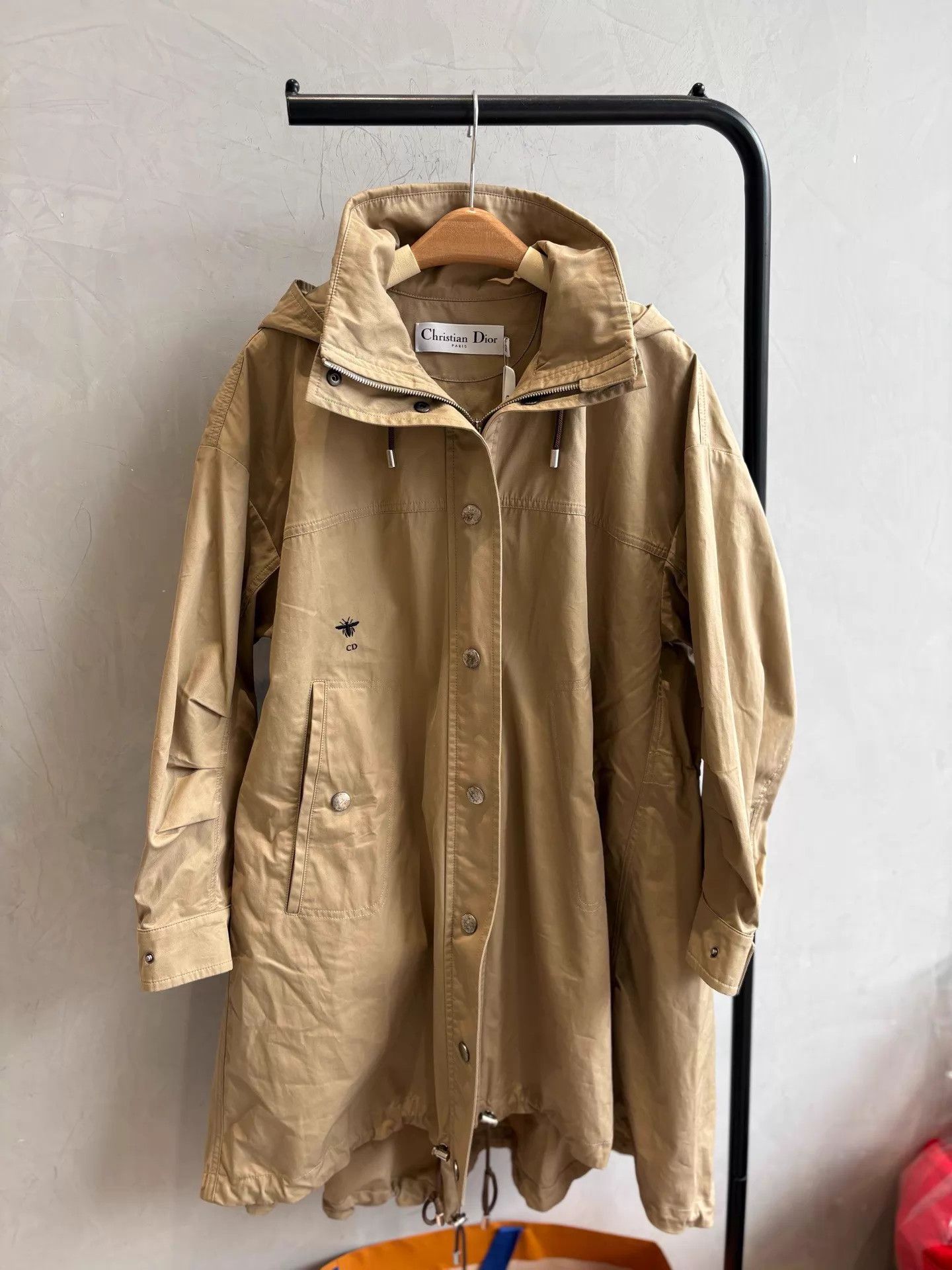 Dior Dior Khaki Hooded Longline Oversized Trench Size S Size S / US 4 / IT 40 - 7 Thumbnail