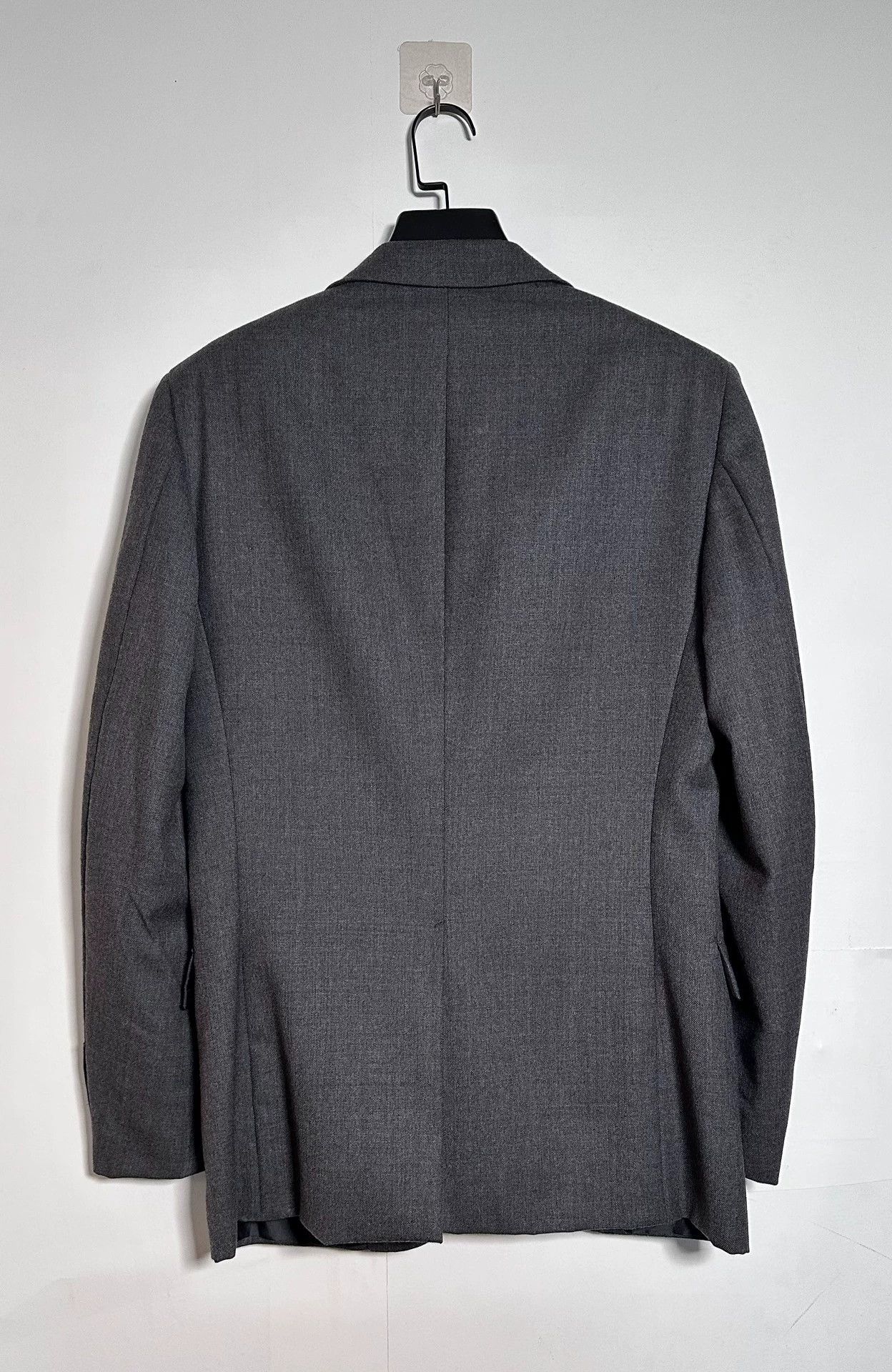 Jil Sander Jil Sander Minimalist Fine Wool Gray Tailored Blazer 44 Size 44R - 2 Thumbnail