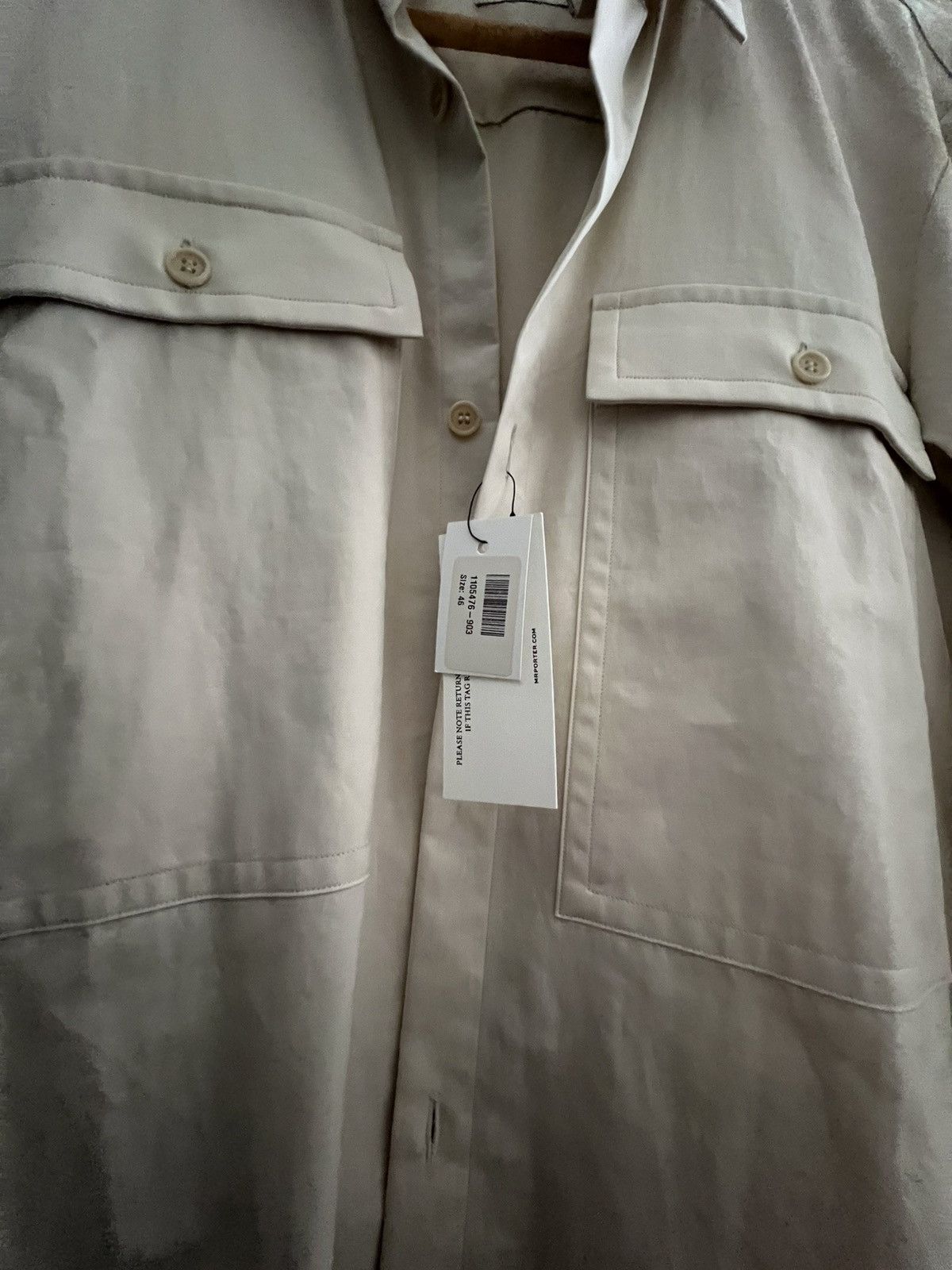 Dries Van Noten Cream Dries Van Noten Shirt Size US S / EU 44-46 / 1 - 3 Thumbnail