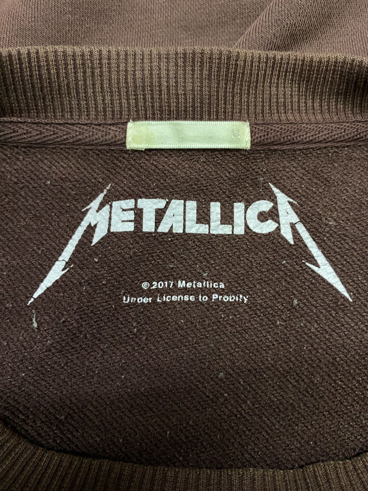Japanese Brand Japanese GU X Metalicca Band Baggy Distressed Sweatshirt Size US M / EU 48-50 / 2 - 9 Thumbnail