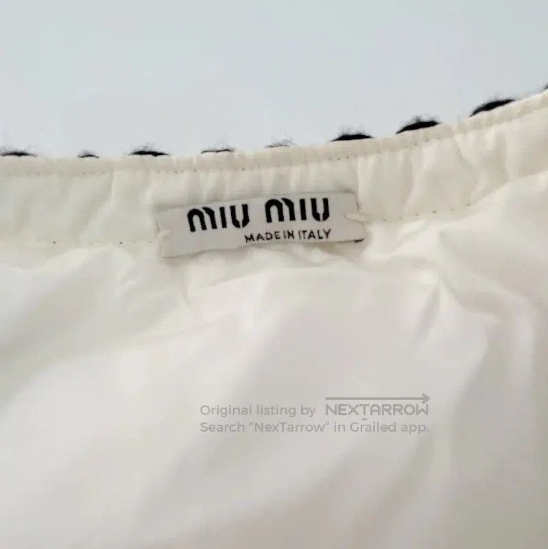 Miu Miu Miu Miu Spring Autumn White Nylon Jacket . Size M / US 6-8 / IT 42-44 - 8 Thumbnail