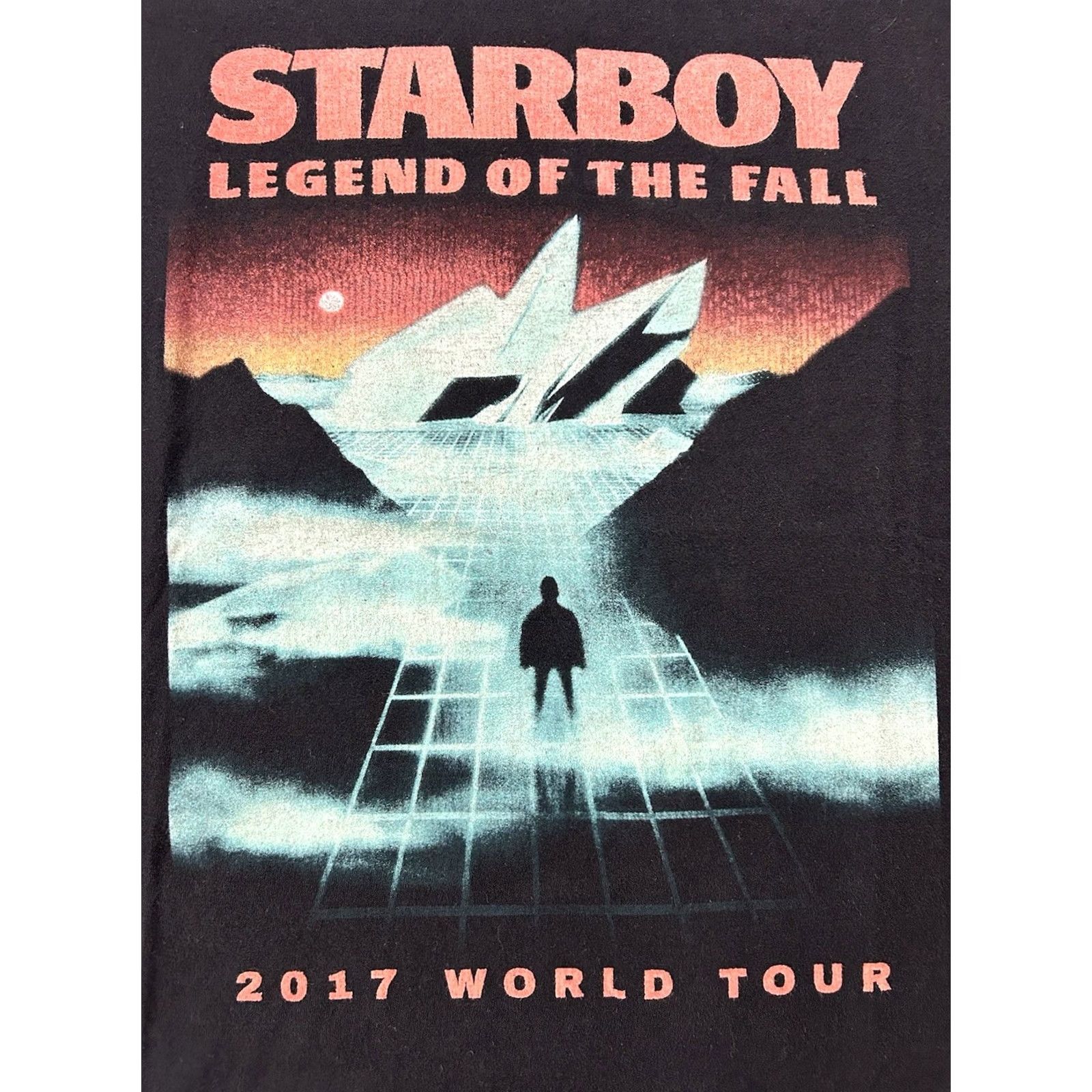 Vintage The Weekend XO Starboy Legend Of The Fall 2017 World Tour Tee Small Black Size US S / EU 44-46 / 1 - 2 Thumbnail