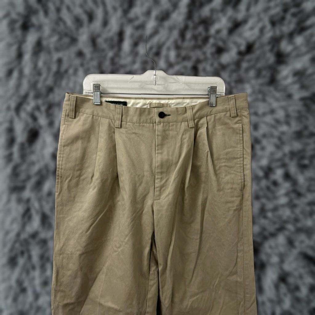 Orvis Orvis Chino Pants Mens 36 Regular Tan 100% Cotton Pleated Zipper Button Closure Casual Workwear 8K57 Size US 36 / EU 52 - 1 Thumbnail