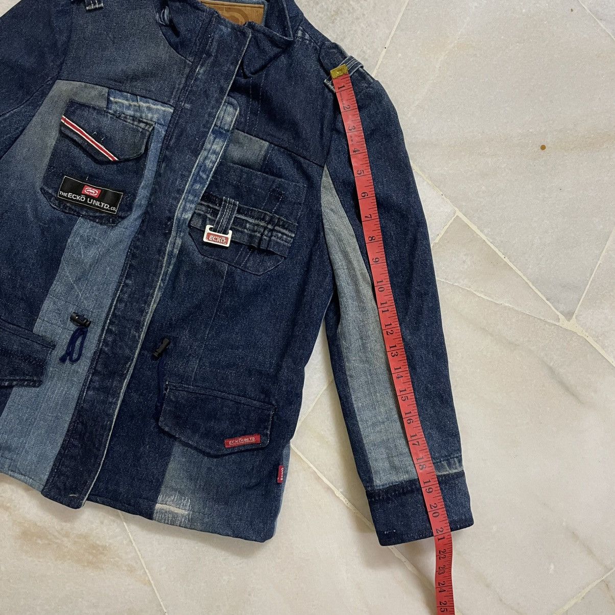 Japanese Brand Vintage Custom Reconstructed Denim Jacket Ecko Unltd Size US S / EU 44-46 / 1 - 11 Thumbnail