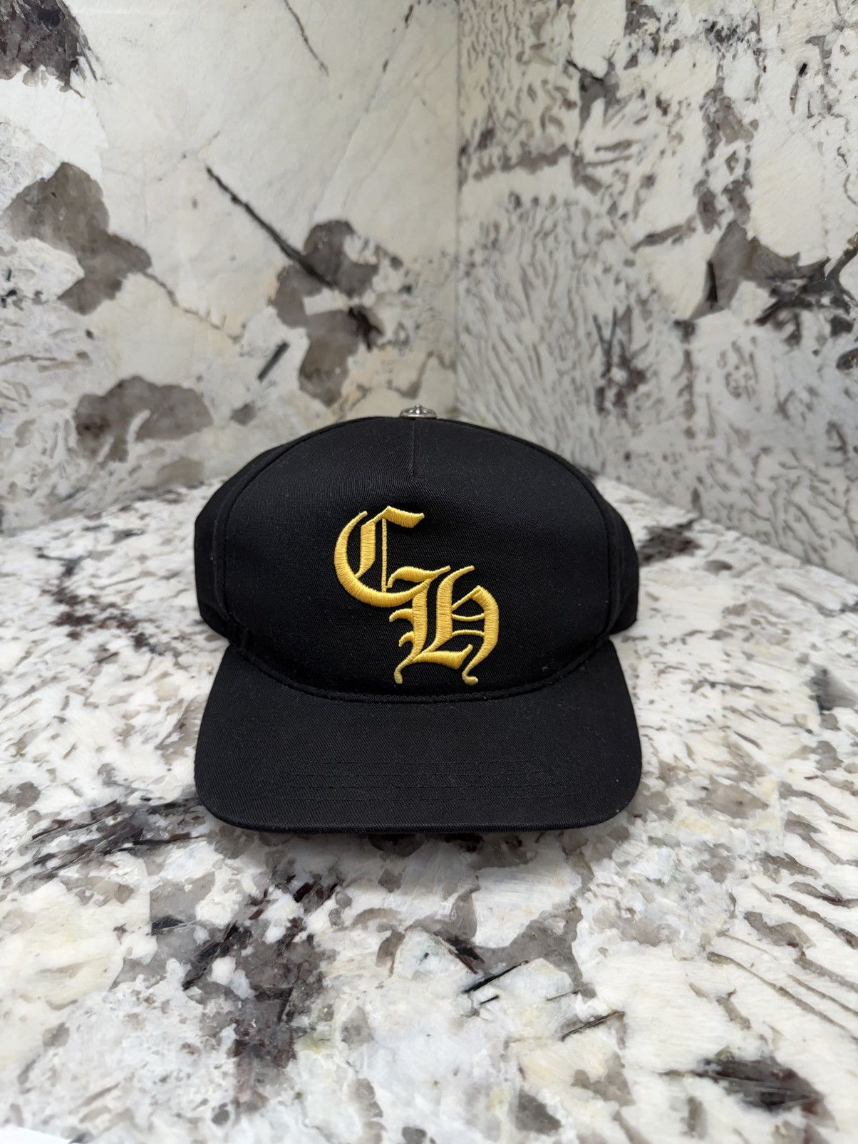 Chrome Hearts Chrome Hearts CH Patch Hat Black Yellow Baseball Cap Size ONE SIZE - 1 Thumbnail