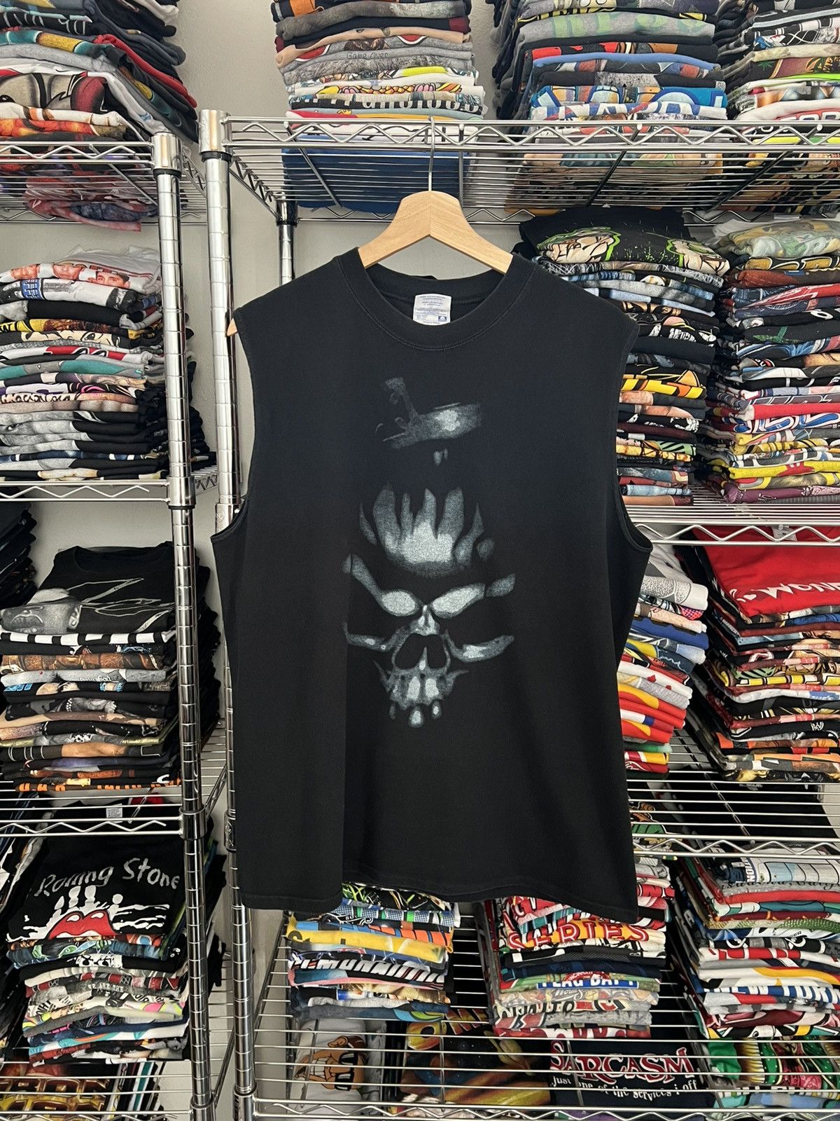 WWE 2006 Triple H Wrestlemania 22 Wrestling Skull Tee Size US L / EU 52-54 / 3 - 1 Thumbnail