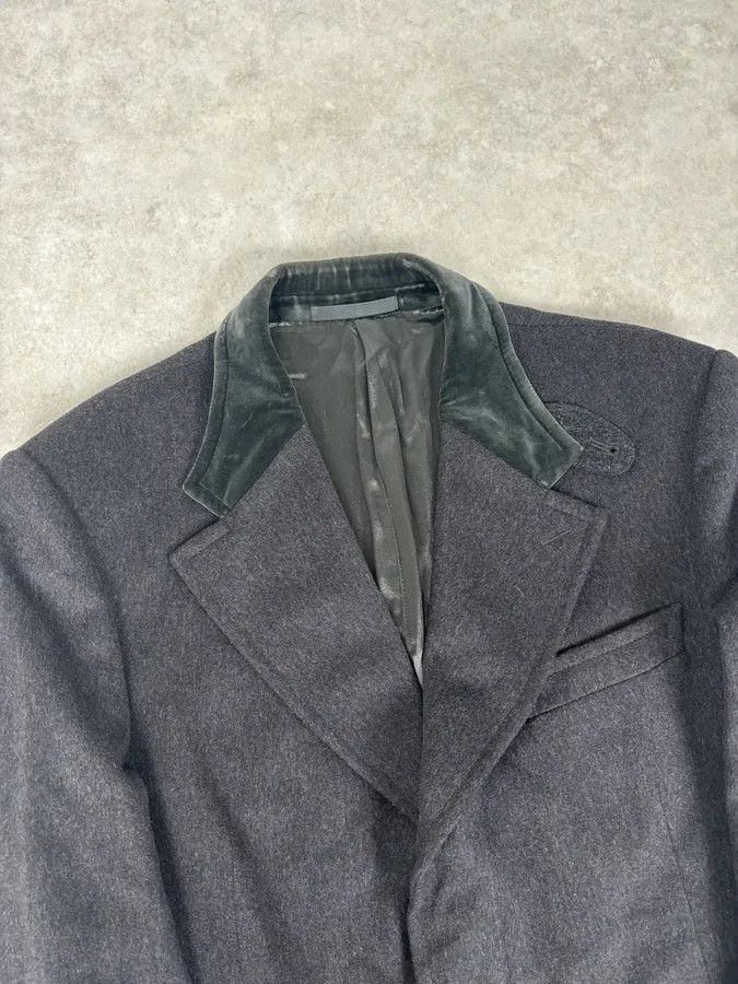 Gucci 2000s Gucci Grey Wool Classy Long Coat Size US L / EU 52-54 / 3 - 6 Thumbnail