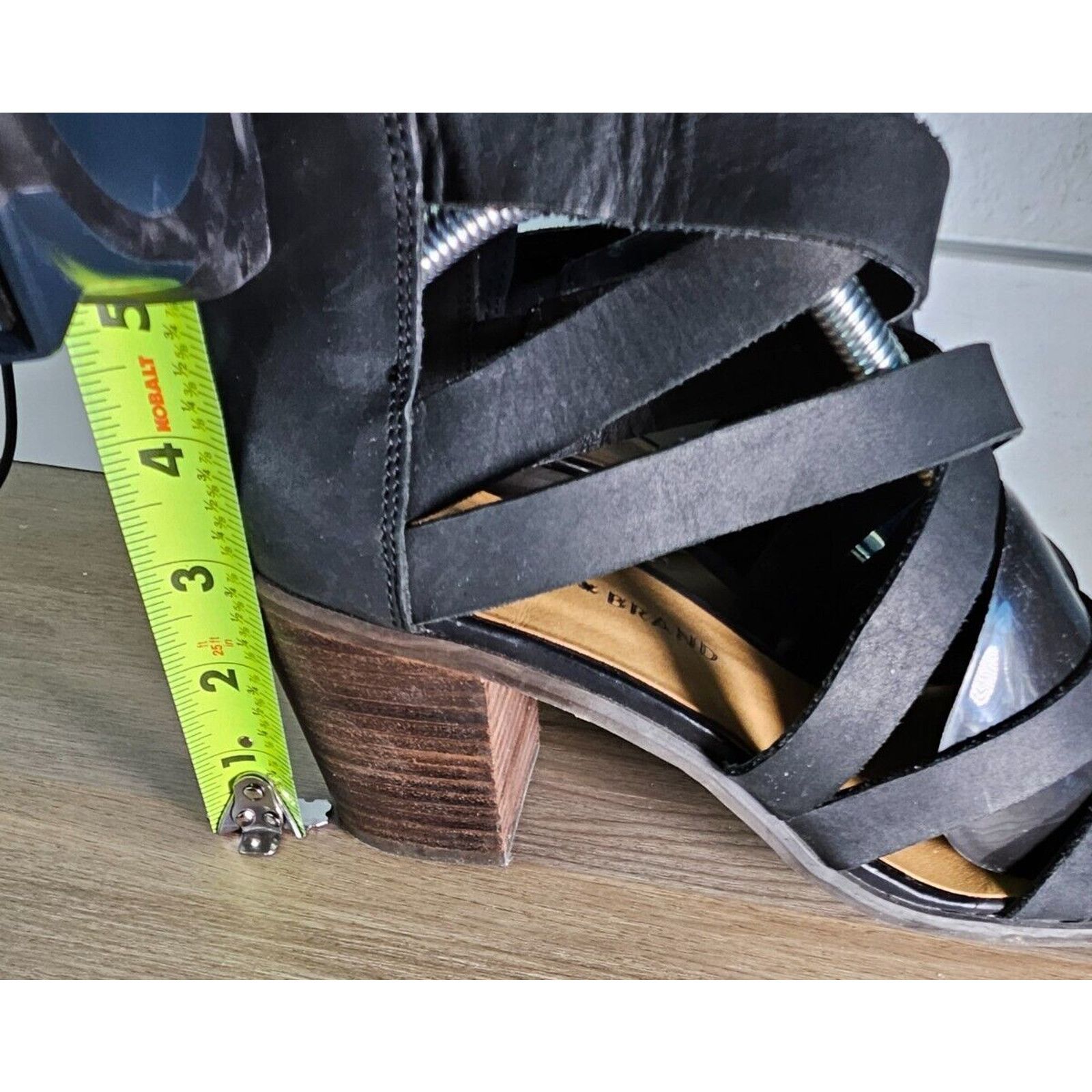 Lucky Brand Lucky Brand Women’s Black Strappy Heeled Sandals Size 10M Size US 10 / IT 40 - 5 Thumbnail