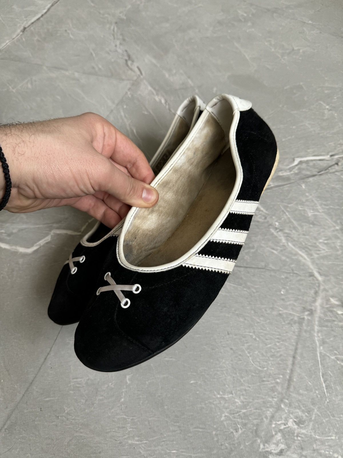 Adidas Vintage Adidas Sleek Series Suede Ballet Flats Y2k Size US 9.5 / IT 39.5 - 3 Thumbnail