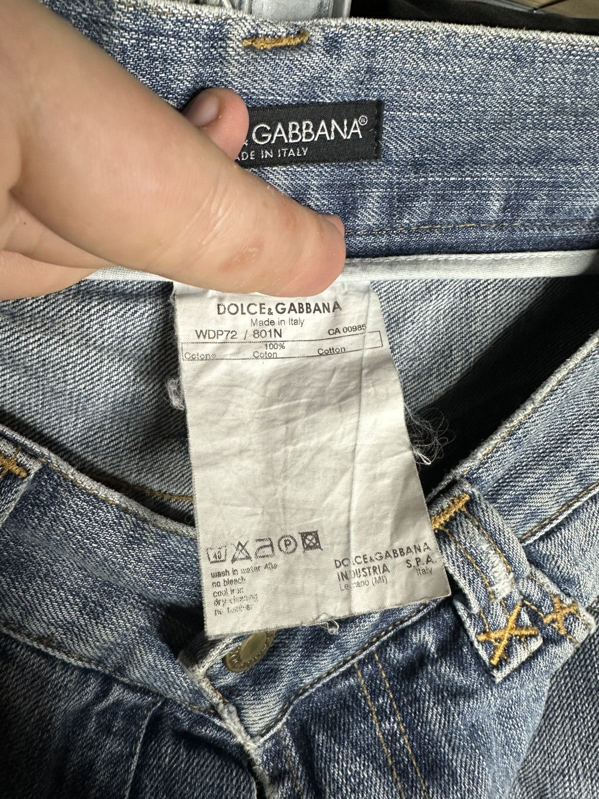 Dolce & Gabbana Dolce & Gabbana Distressed Archival Denim Jeans IT 48 Size US 32 / EU 48 - 17 Thumbnail