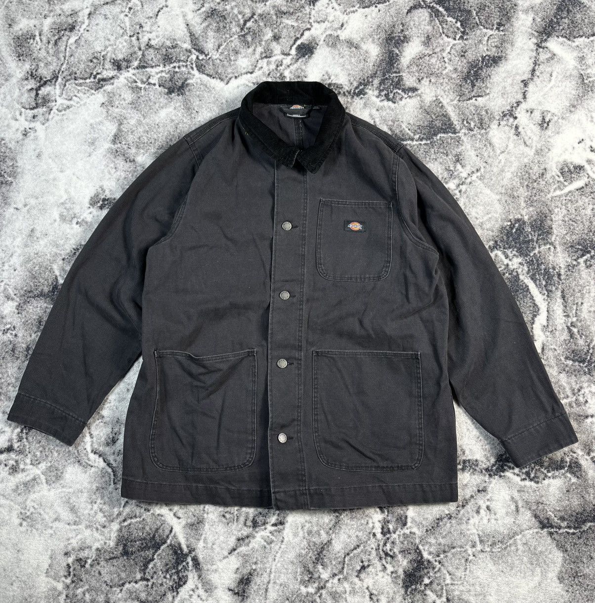 Dickies Dickies Black Work Jacket Quilted Lined Workwear Boxy Fit Size US S / EU 44-46 / 1 - 1 Thumbnail