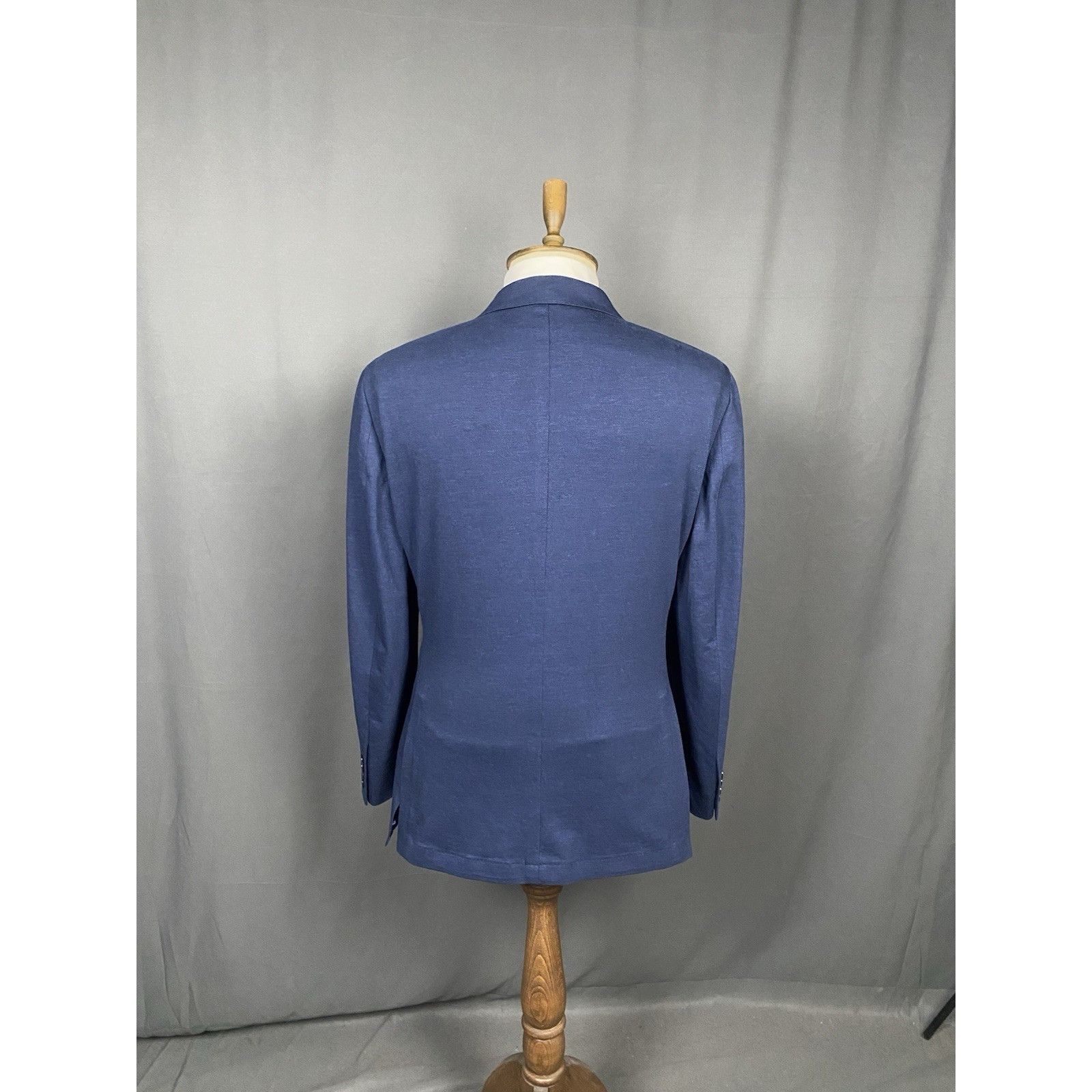 Hackett GREAT NWT Hackett Melange Knit Men's Blue Blazer Jacket Size Size 46R - 8 Thumbnail