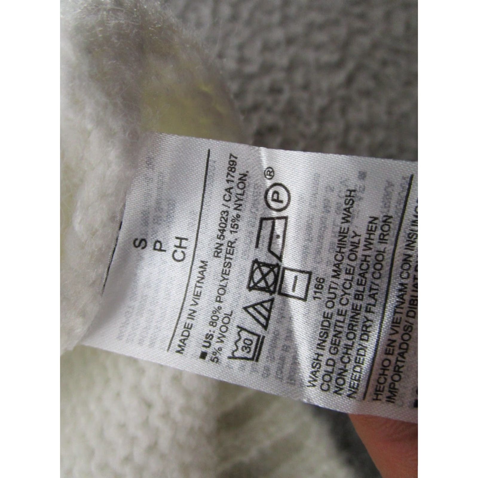 Old Navy Old Navy White Sweater Wool Blend Size S NEW Women's Pullover Soft Recycled Material Size S / US 4 / IT 40 - 5 Thumbnail