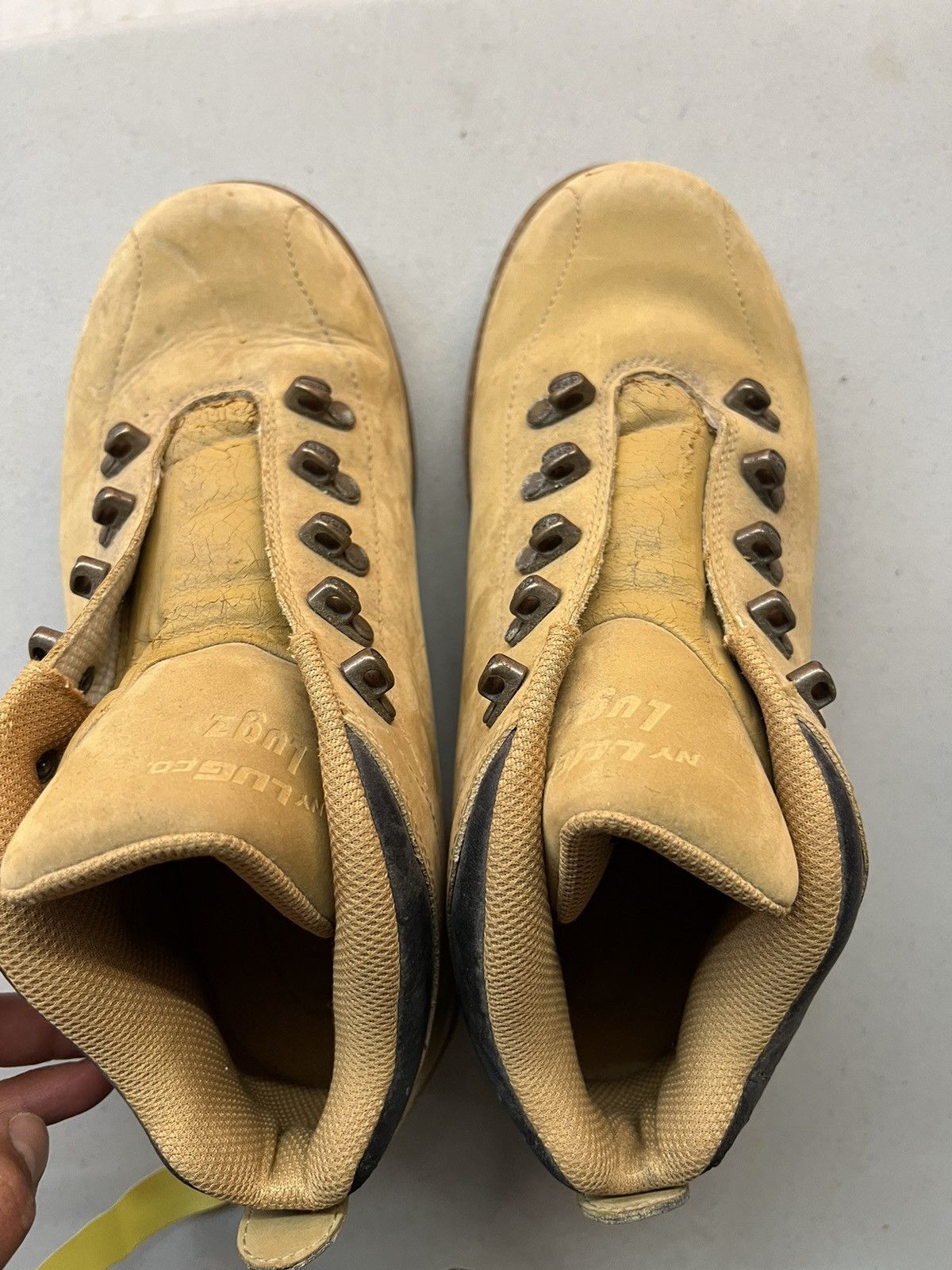 Lugz × Vintage ***FINAL DROP***RARE 00s LUGZ DOUBLE SOLE WHEAT BOOT 8.5 Size US 8.5 / EU 41-42 - 10 Thumbnail