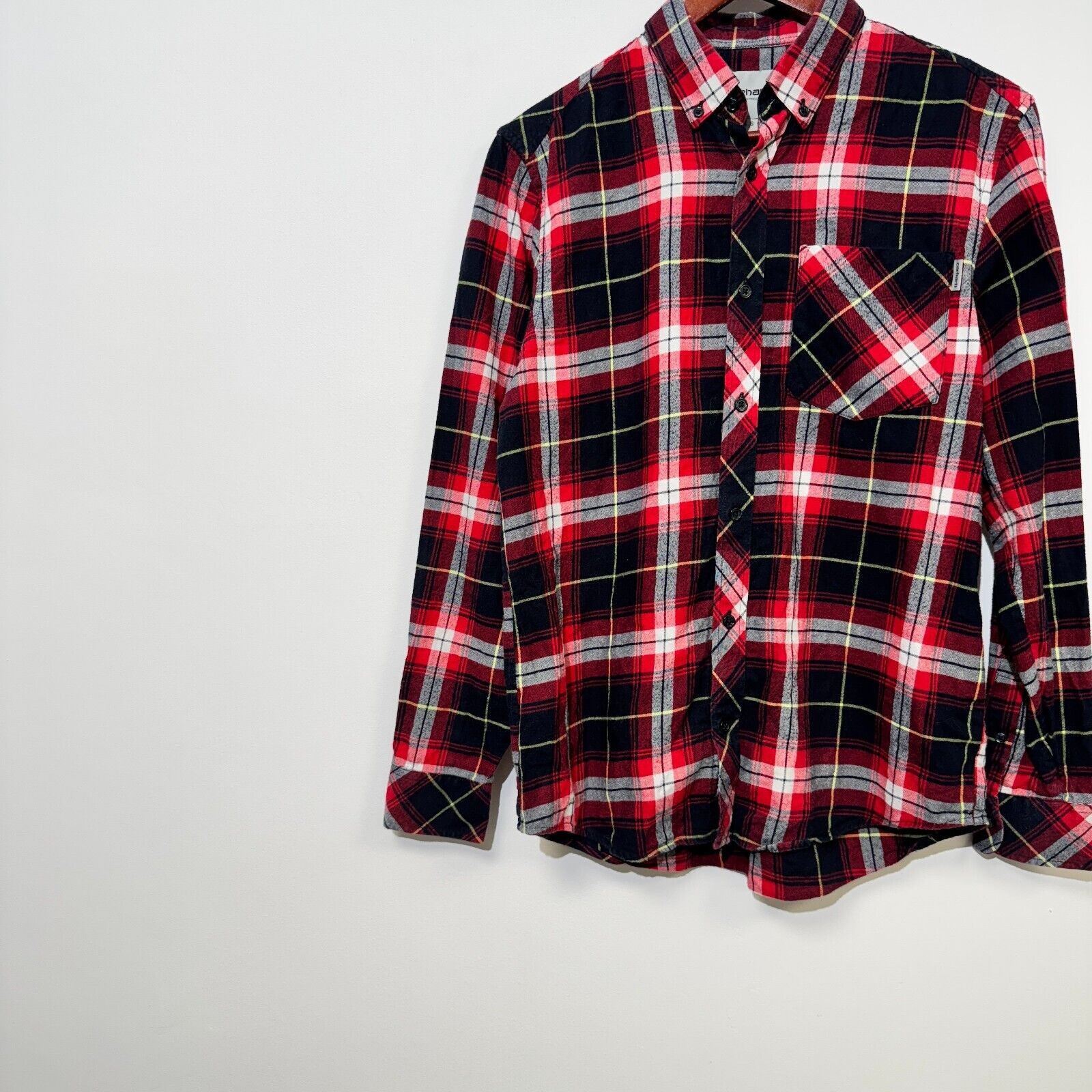 Carhartt × Vintage Carhartt Red Black Cotton Flannel Timberman Jacket Size S Size US S / EU 44-46 / 1 - 4 Thumbnail