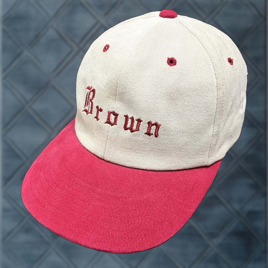 Champion Champion Hat Cap Strap Back Mens Casual Embroidered Brown Cotton Adjustable Red USA Cars Dad Fish Flag Nature Outdoor Sports Lightweight Breathable Size ONE SIZE - 1 Thumbnail
