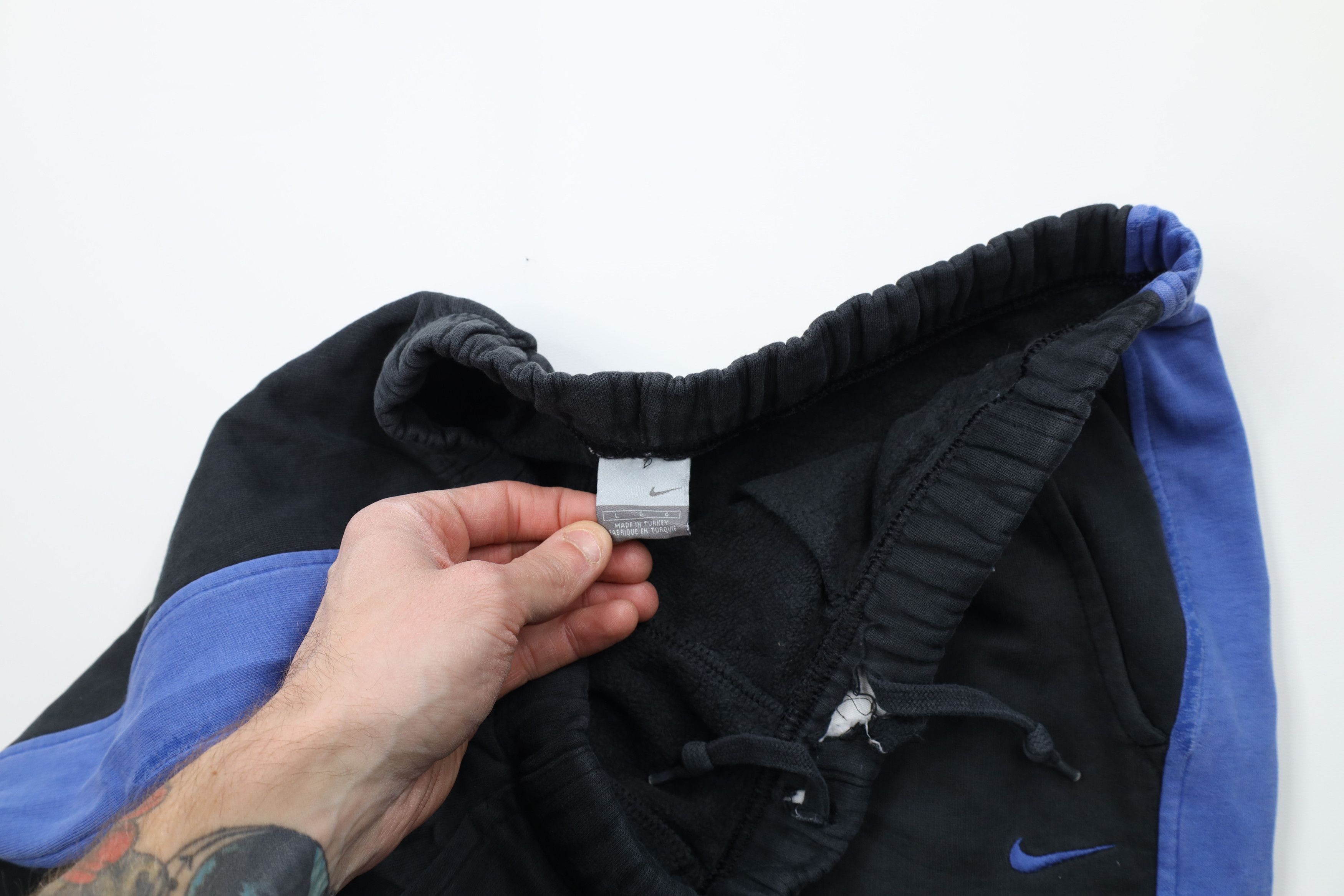 Nike × Vintage Vintage Nike Travis Scott Mini Swoosh Wide Leg Sweatpants Size US 36 / EU 52 - 9 Thumbnail
