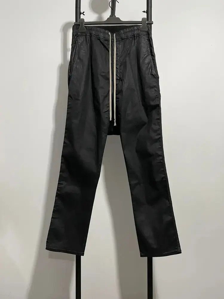 Rick Owens Sz L Rick Owens Waxed Sweatpants-2505 Size US 34 / EU 50 - 1 Thumbnail