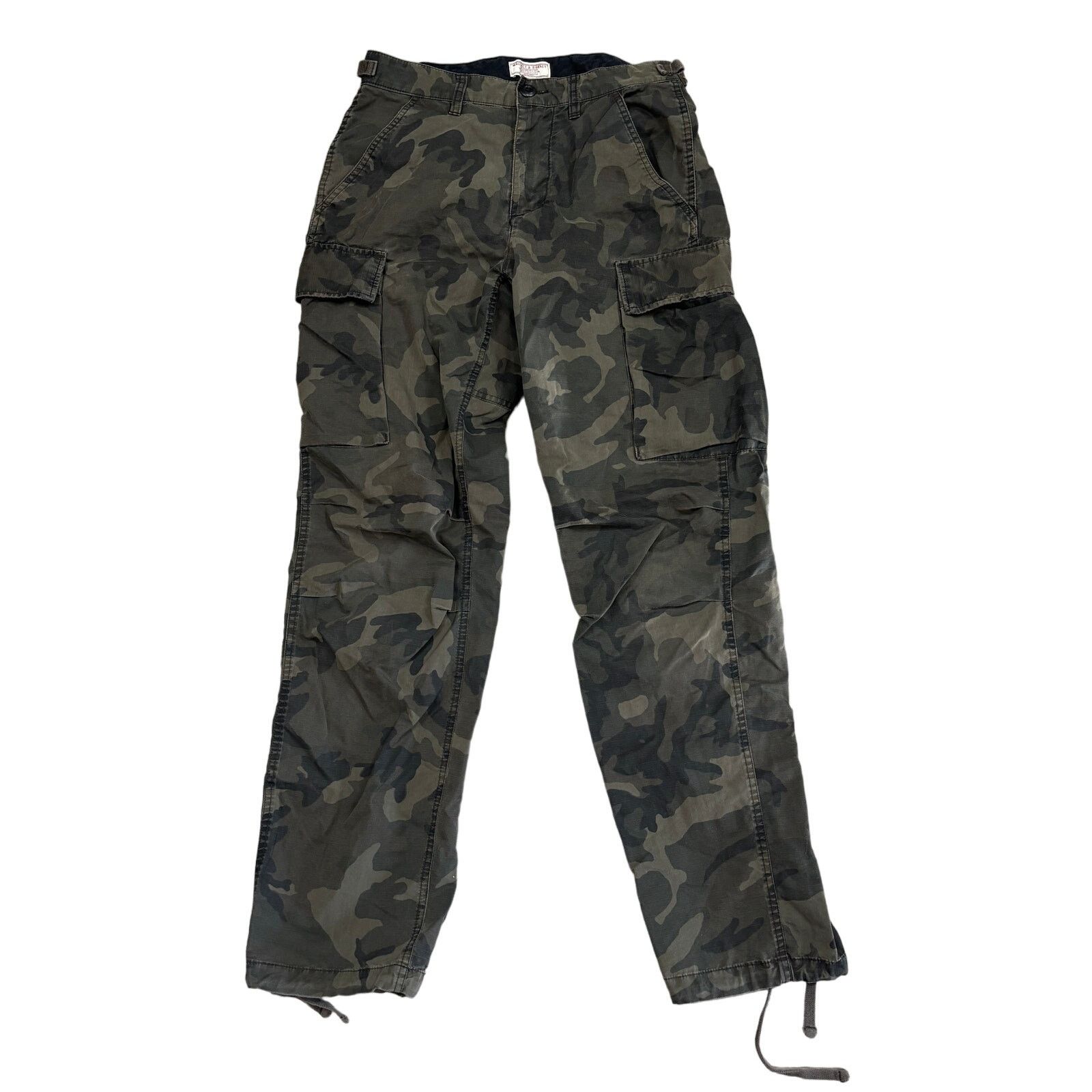 J.Crew × Wallace & Barnes Wallace & Barnes Ripstop Brigade Camo Cargo Pant Men's 28x30 Size US 28 / EU 44 - 1 Thumbnail