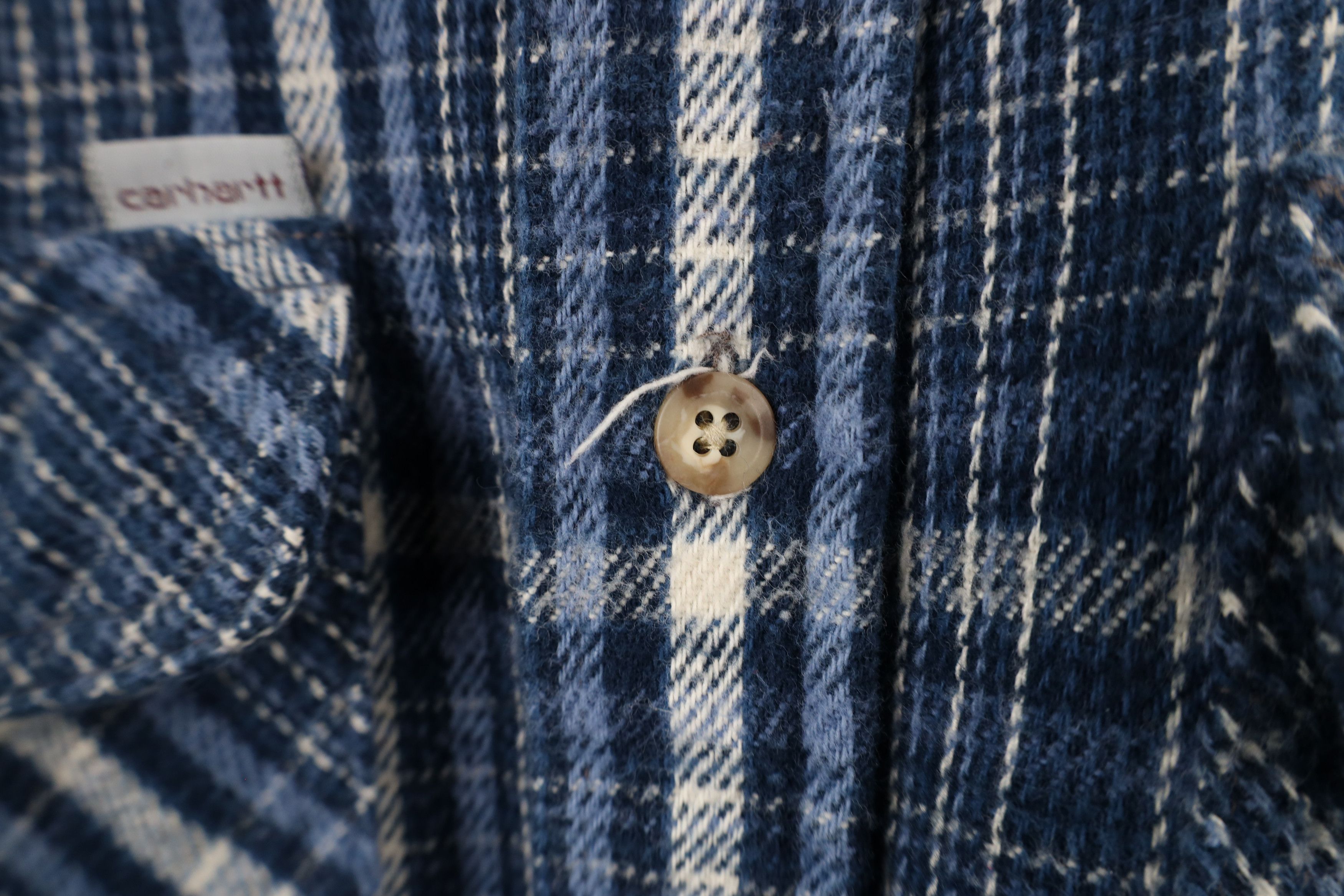 Carhartt × Vintage Vintage 90s Carhartt Heavyweight Flannel Button Shirt USA Size US XXL / EU 58 / 5 - 5 Thumbnail