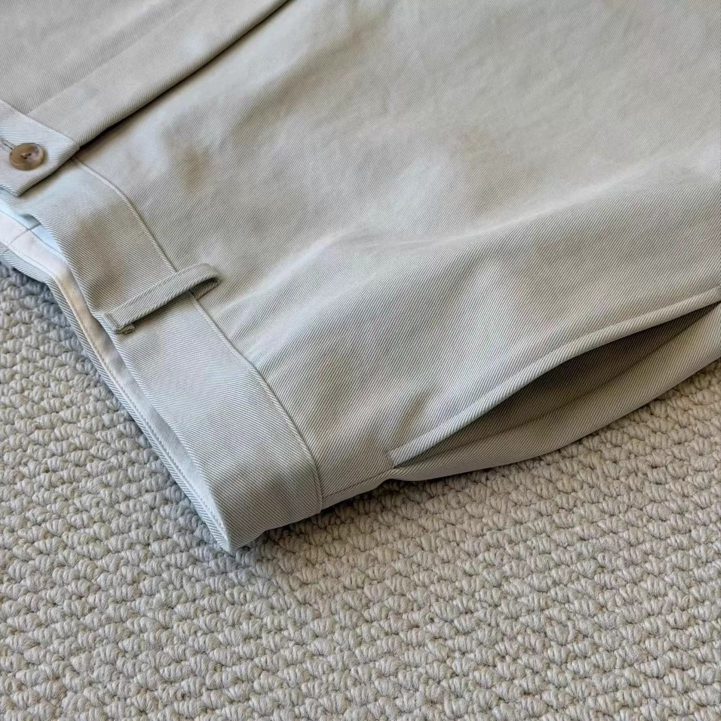 A.PRESSE AP TYPE.3 Black Wide-Tapered Chino 26SS Riri Brass Zipper Size US 32 / EU 48 - 5 Thumbnail