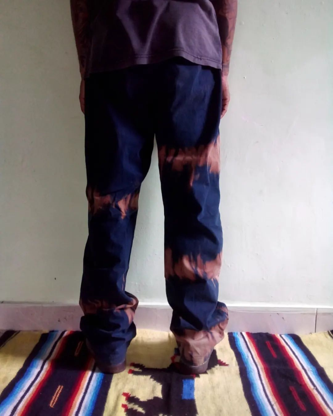 Denime Reworked Chainstich Embroidery Chino pants Size US 34 / EU 50 - 3 Thumbnail