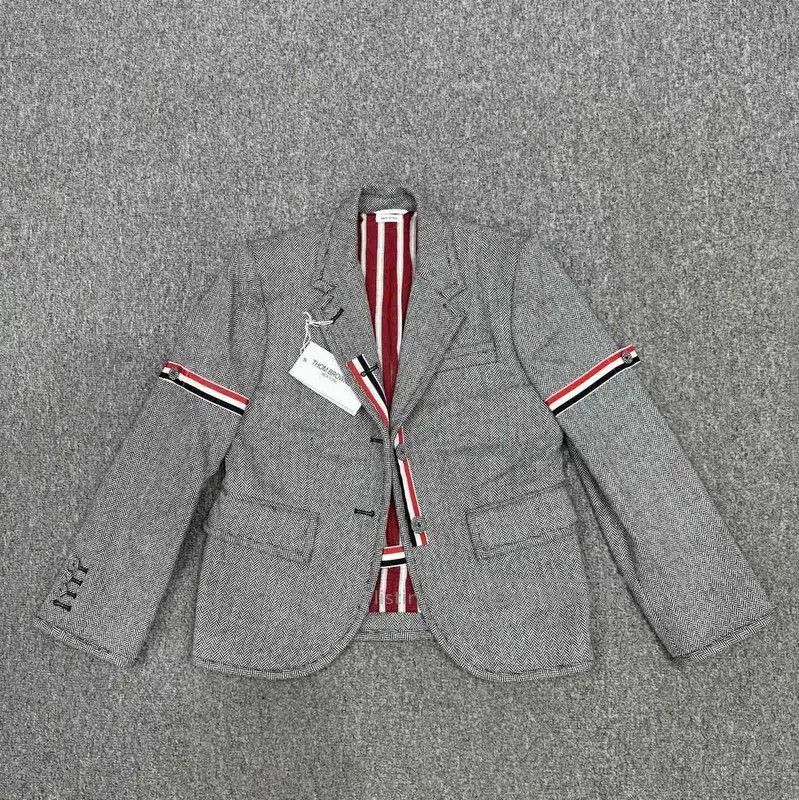 Thom Browne Gray Wool Women's Jacket .