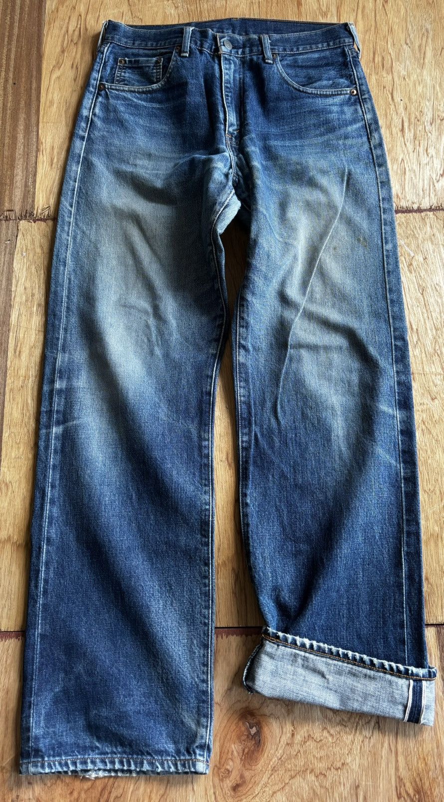 Levi's Levi’s 504Z ‘E’ Selvedge Denim Jeans Size US 32 / EU 48 - 1 Thumbnail