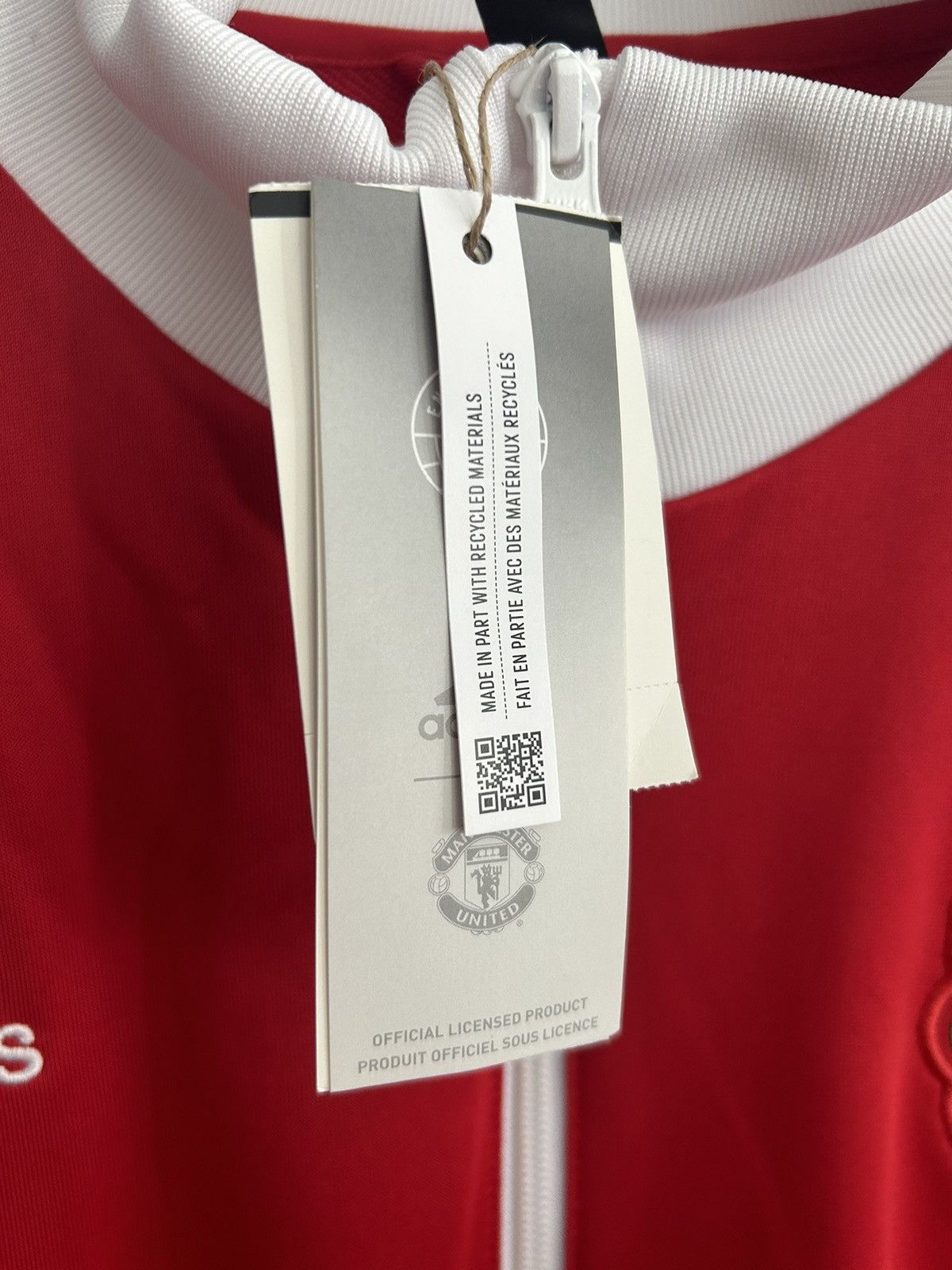 Adidas MUFC DNA TT Jacket Size US XXL / EU 58 / 5 - 4 Thumbnail