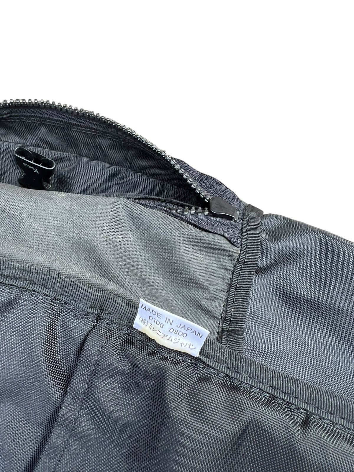 Yohji Yamamoto Vintage Yohji Yamamoto Y’saccs Black Ballistic Backpack Size ONE SIZE - 23 Thumbnail