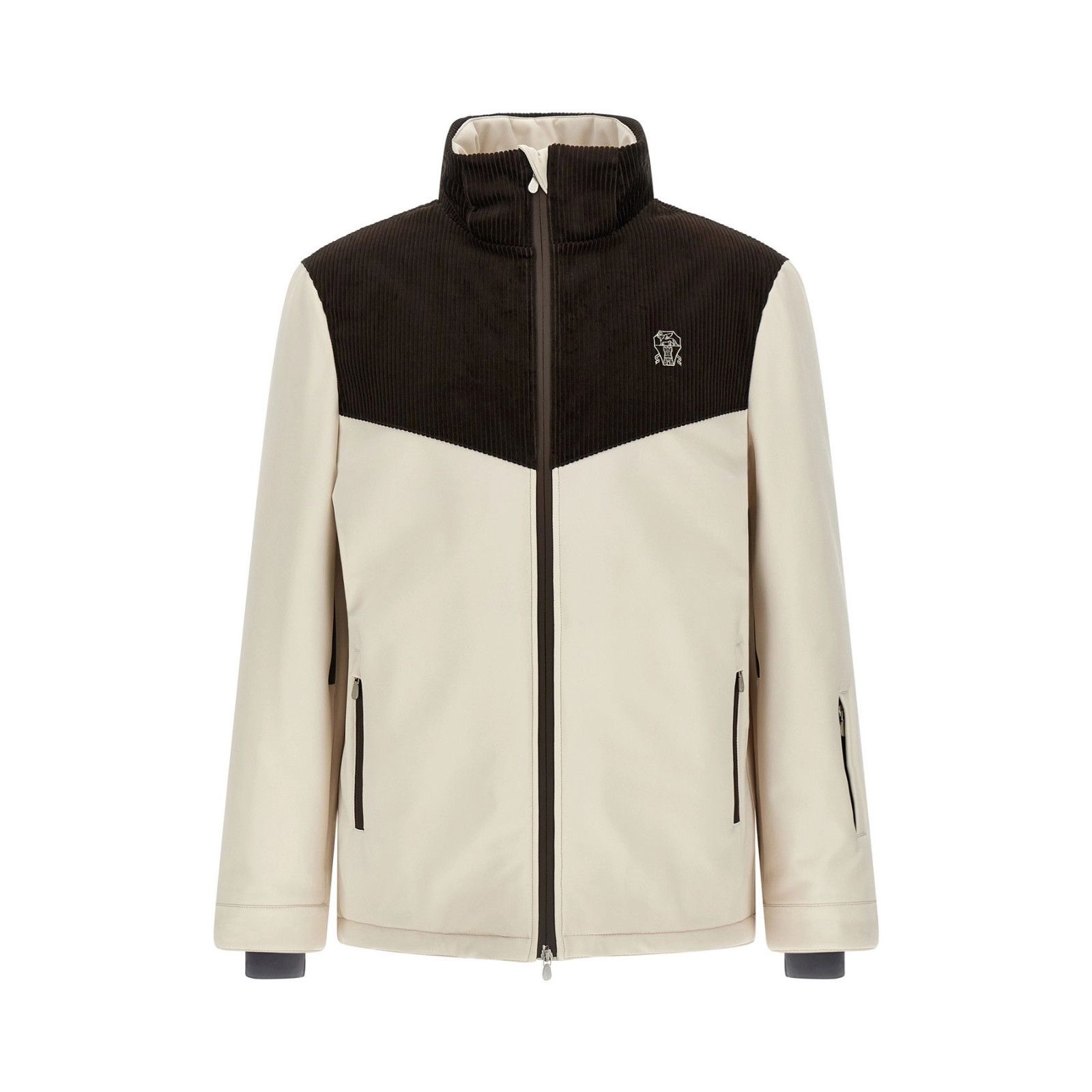 Brunello Cucinelli BRUNELLO CUCINELLI White Ski Jacket New & Authentic (Men's s Size US M / EU 48-50 / 2 - 3 Thumbnail