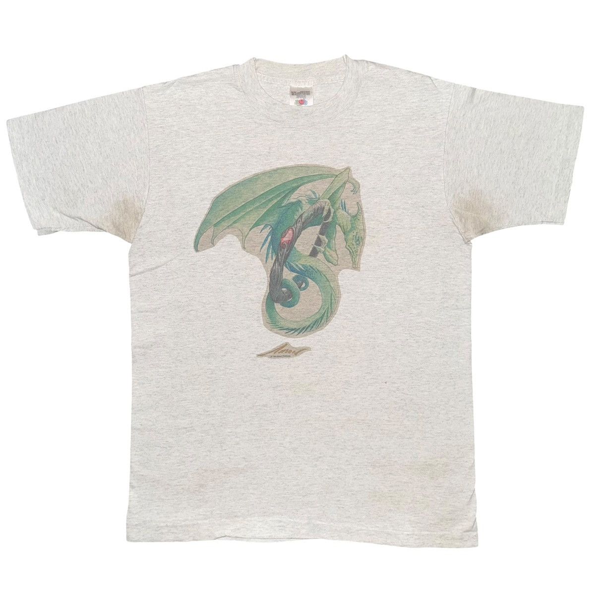 Vintage 1995 Magic the Gathering Dragon Anson Maddocks Original Tee Size US M / EU 48-50 / 2 - 6 Thumbnail