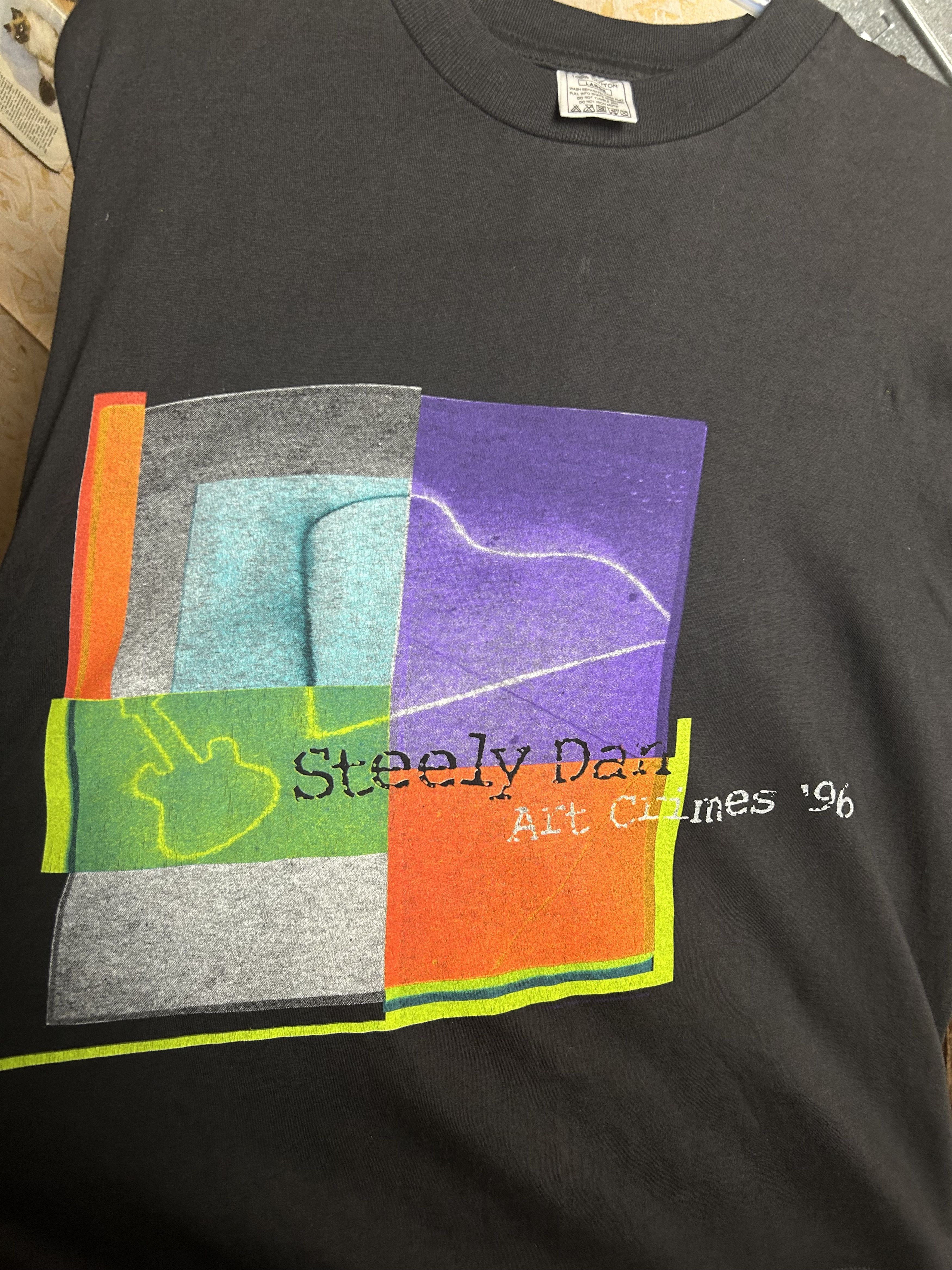 Band Tees Vintage 1996 Steely Dan Art Crimes Rock Band Tour T-shirt Size US L / EU 52-54 / 3 - 5 Thumbnail