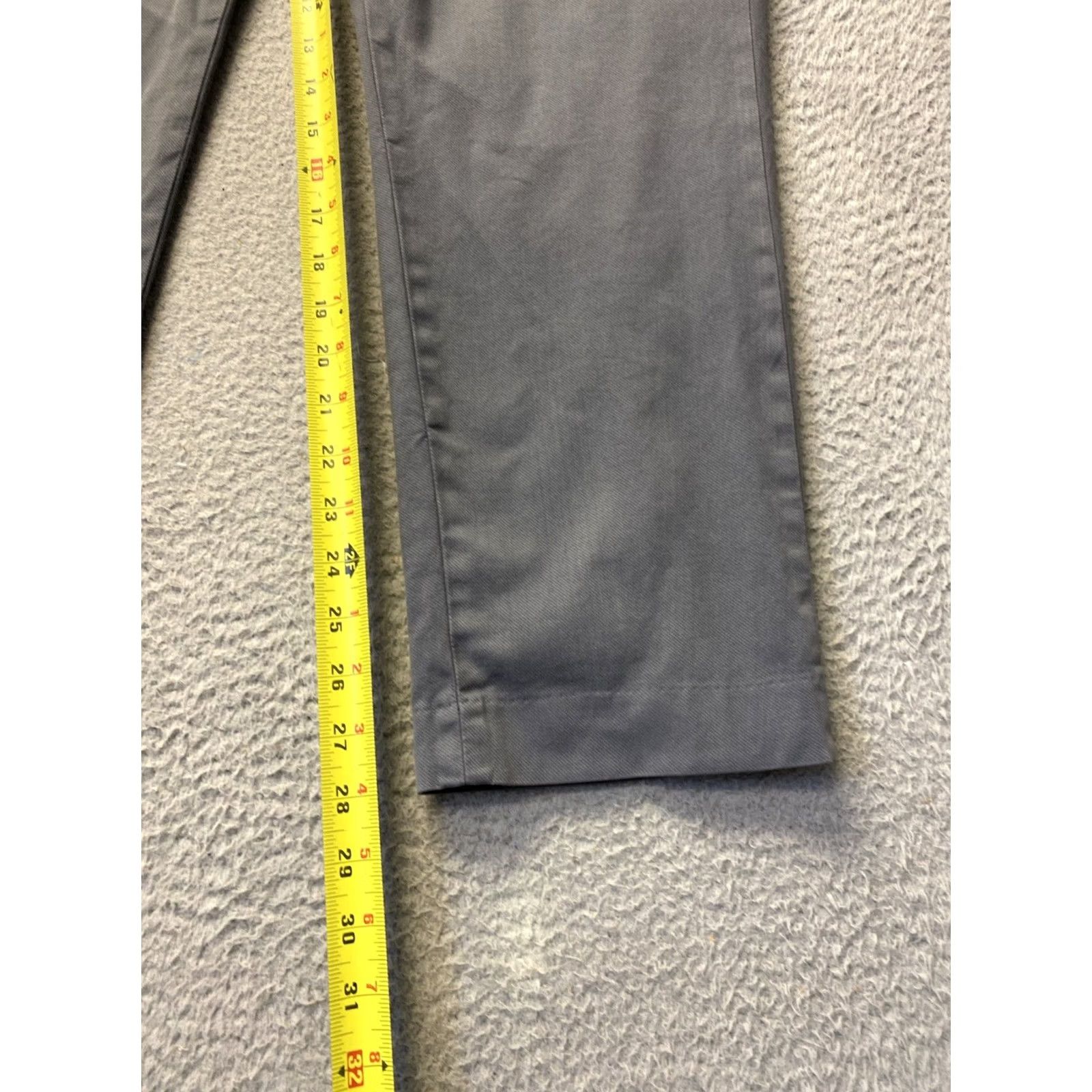 Bonobos Bonobos Chino Pants Men's 34x28 Gray Slim Flat Front Regular Inseam 28 Style: Chino Size US 34 / EU 50 - 4 Thumbnail
