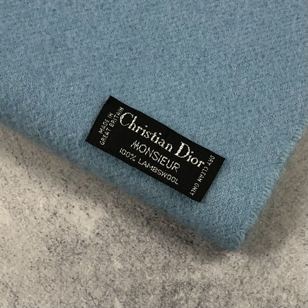 Christian Dior Monsieur 90s Christian Dior Monsieur Lambswool Scarf Size ONE SIZE - 3 Thumbnail