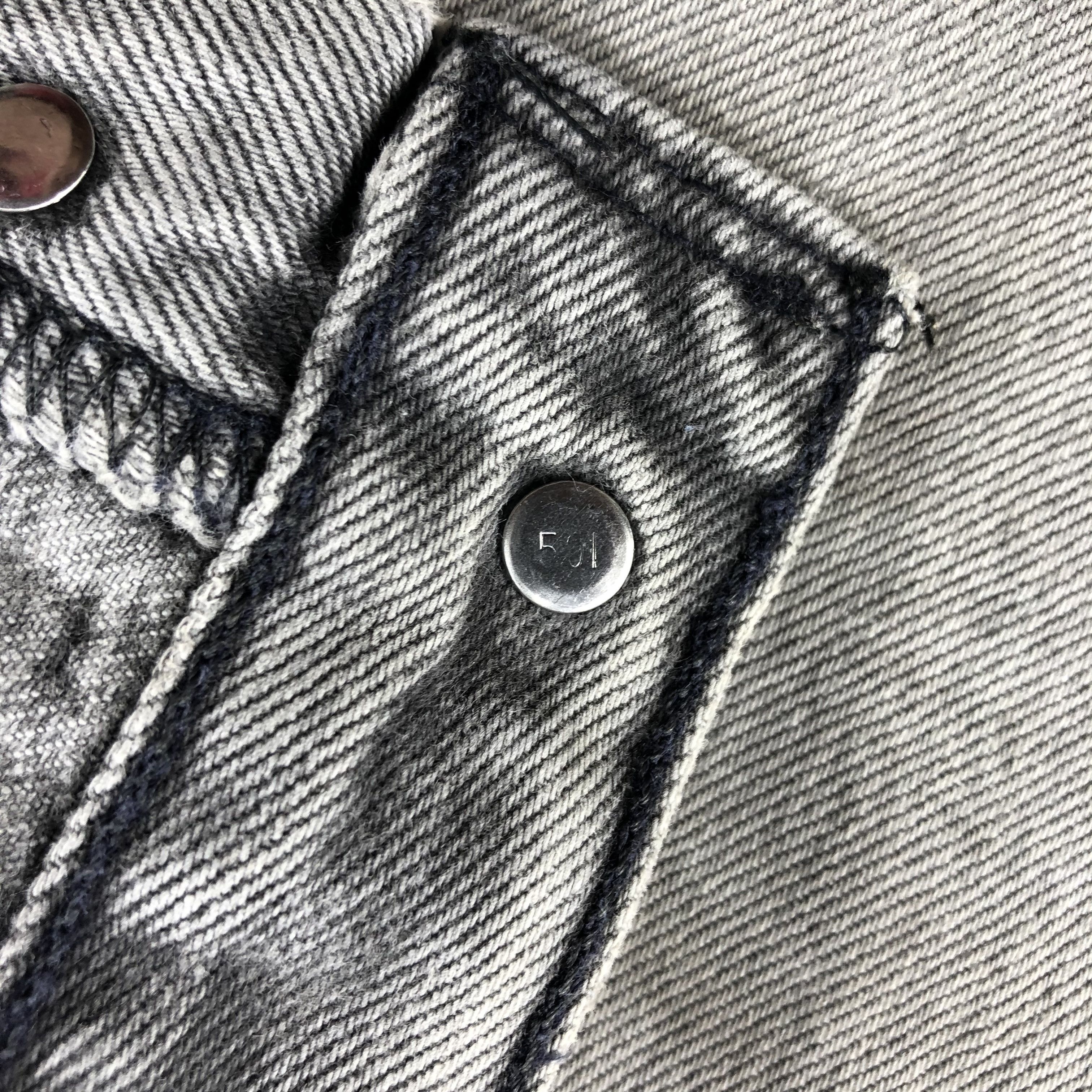 Levi's Vintage 90s Ash Gray Levis 501 Jeans-JM2441 Size US 36 / EU 52 - 16 Thumbnail