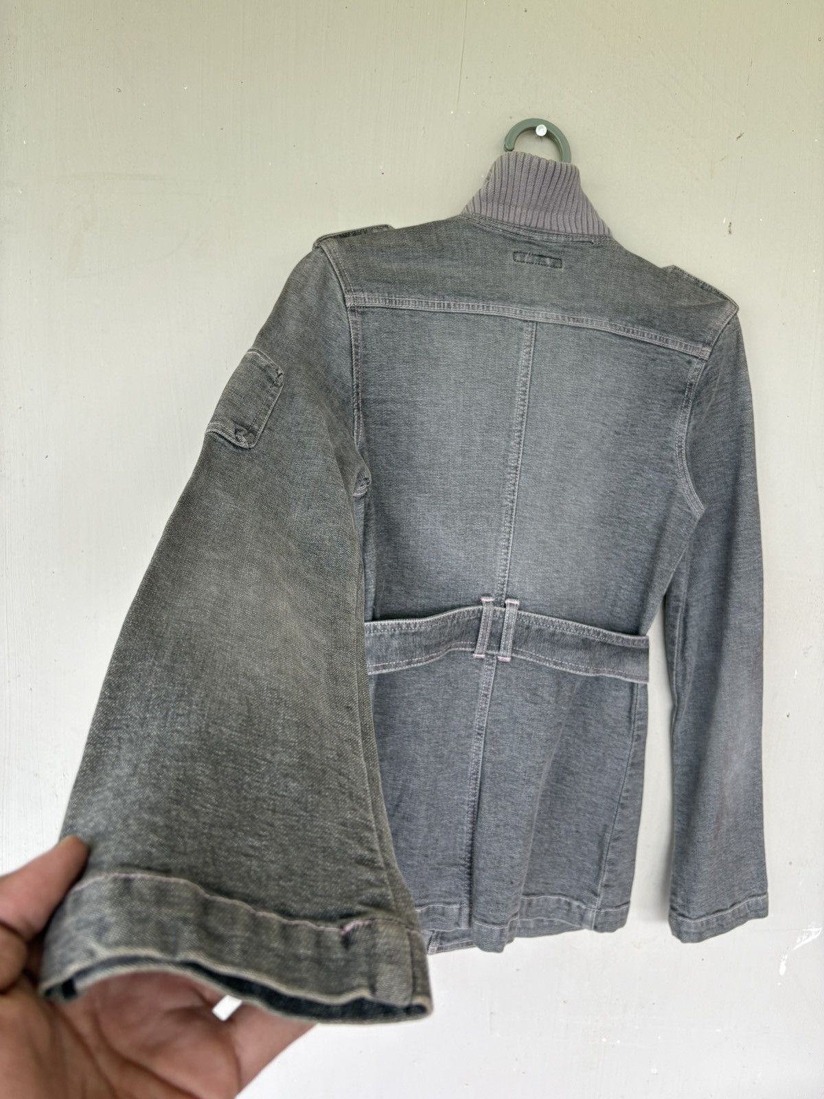 Vintage Vintage Golding Grey Military Style Belted Utility Jacket Size US M / EU 48-50 / 2 - 8 Thumbnail