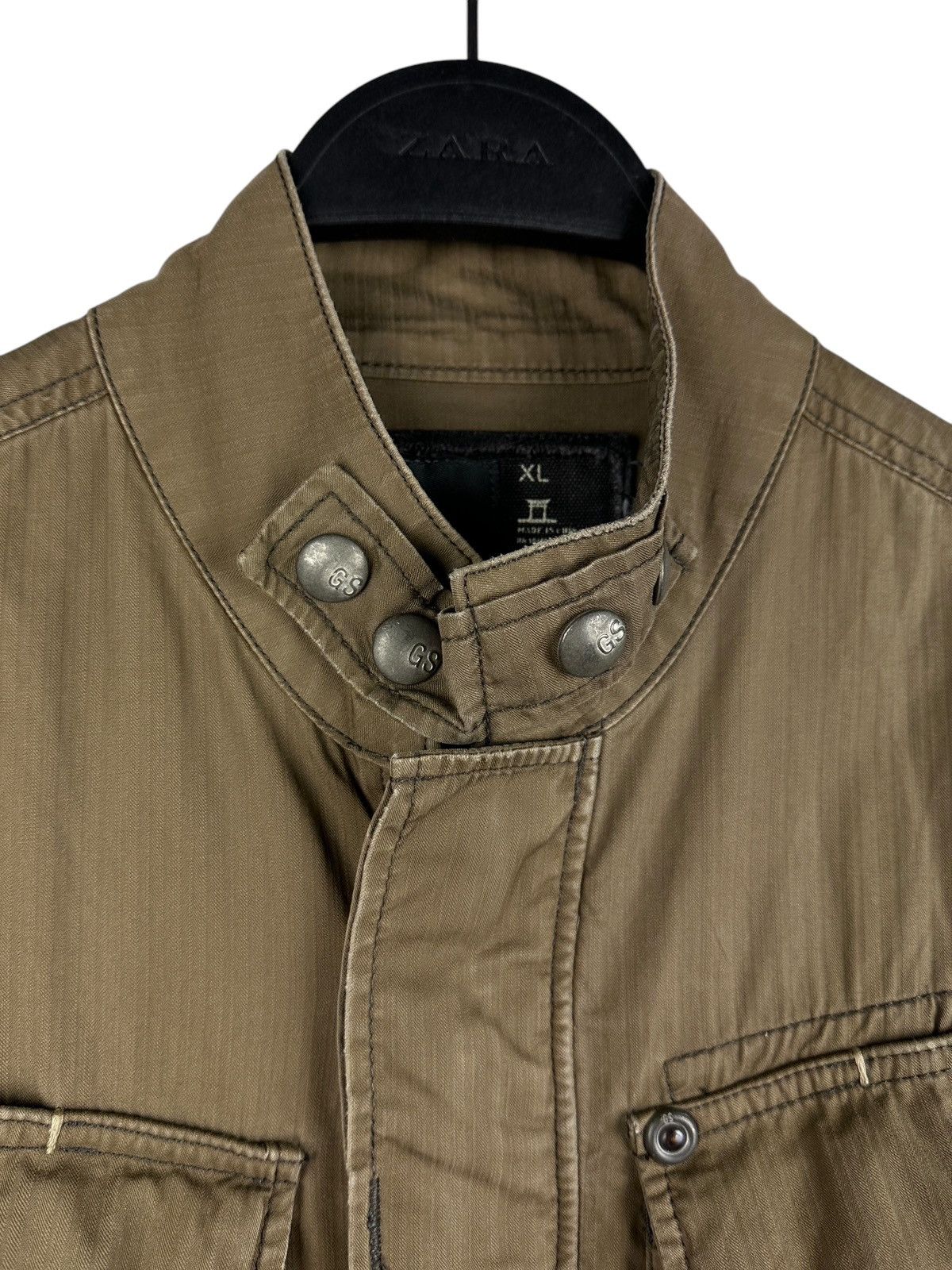 G-Star × Vintage Vintage G-Star Navigator Delta Overshirt Military Jacket Size US XL / EU 56 / 4 - 6 Thumbnail