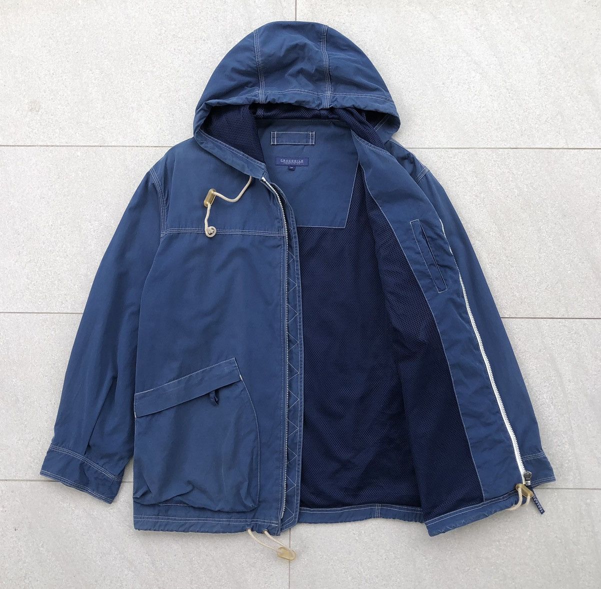 Vintage Vintage Japanese Brand Crocodile Windbreaker Hoodies Jacket Size US M / EU 48-50 / 2 - 6 Thumbnail