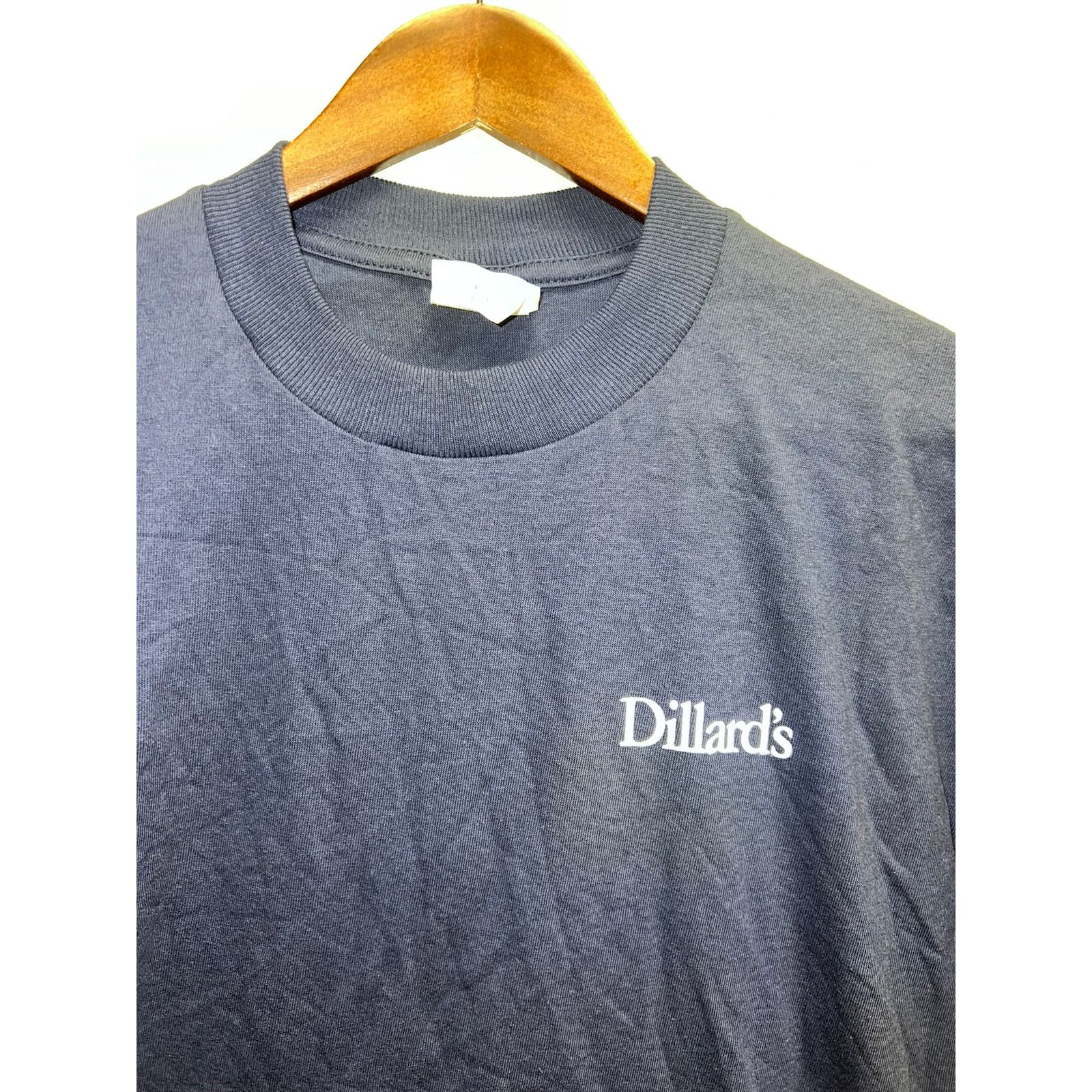 Jerzees Vintage Dilliards Shirt Dilliard's Shop Blue Tee Large 90s Size US L / EU 52-54 / 3 - 2 Thumbnail