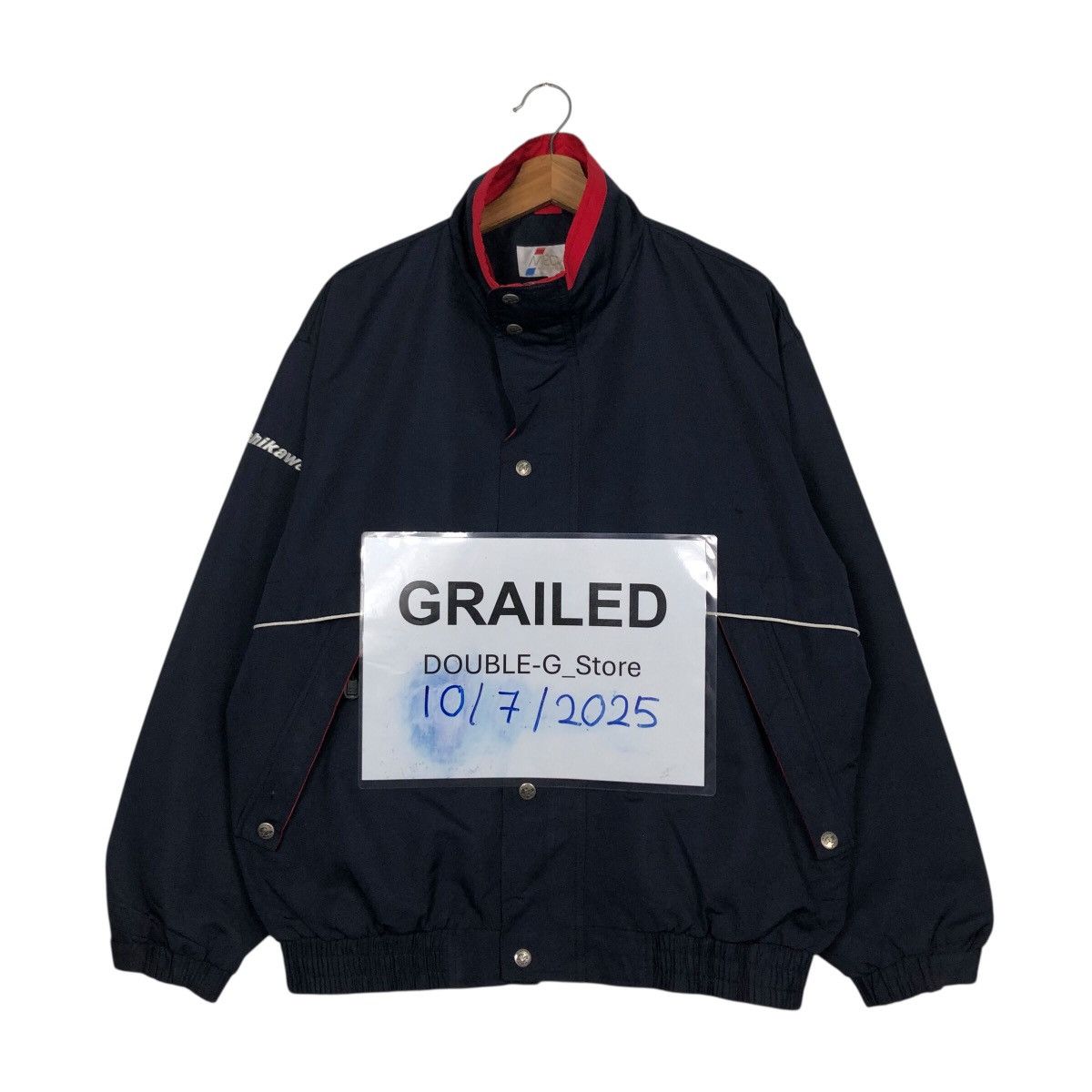 📌Vintage Grand Prix 02 Bomber Jacket Racing Style Big Logo