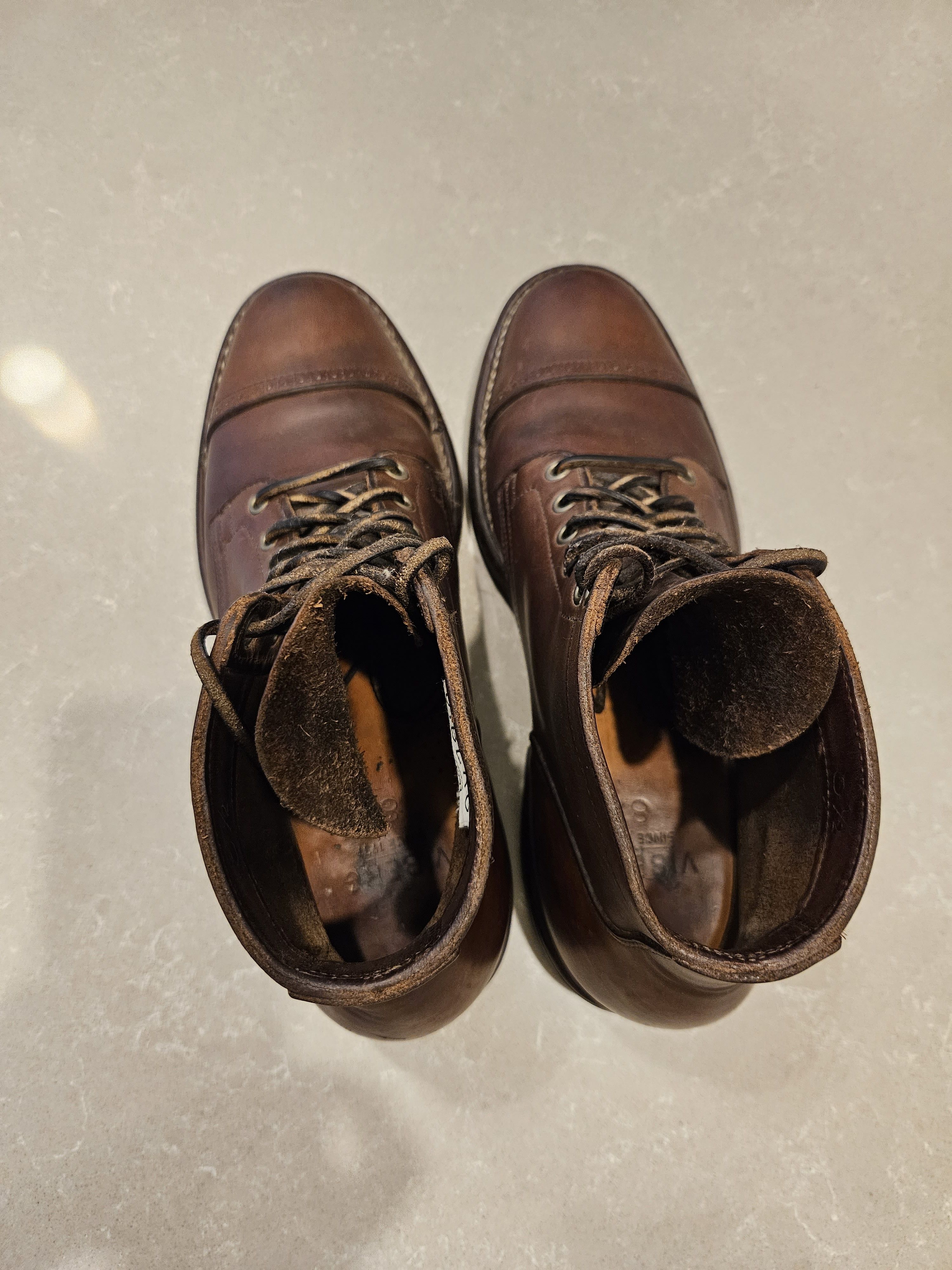 Viberg Viberg Service Boots - Horween Natural Leather 8.5 Size US 8.5 / EU 41-42 - 4 Thumbnail
