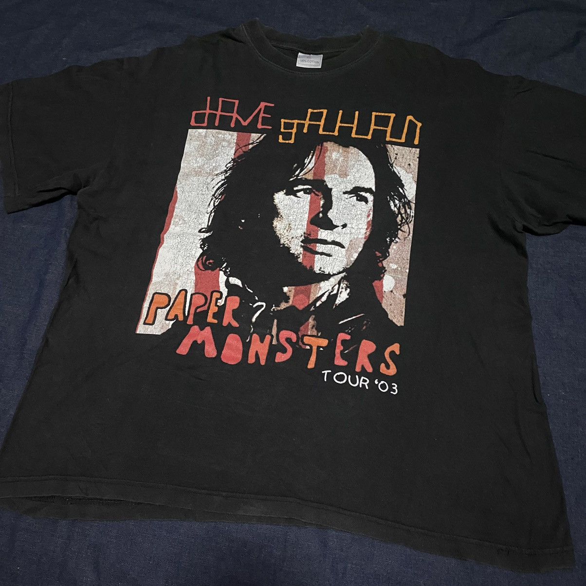 Band Tees VINTAGE Y2K DAVE GAHAN DEPECHE MODE T-SHIRT Size US XL / EU 56 / 4 - 7 Thumbnail