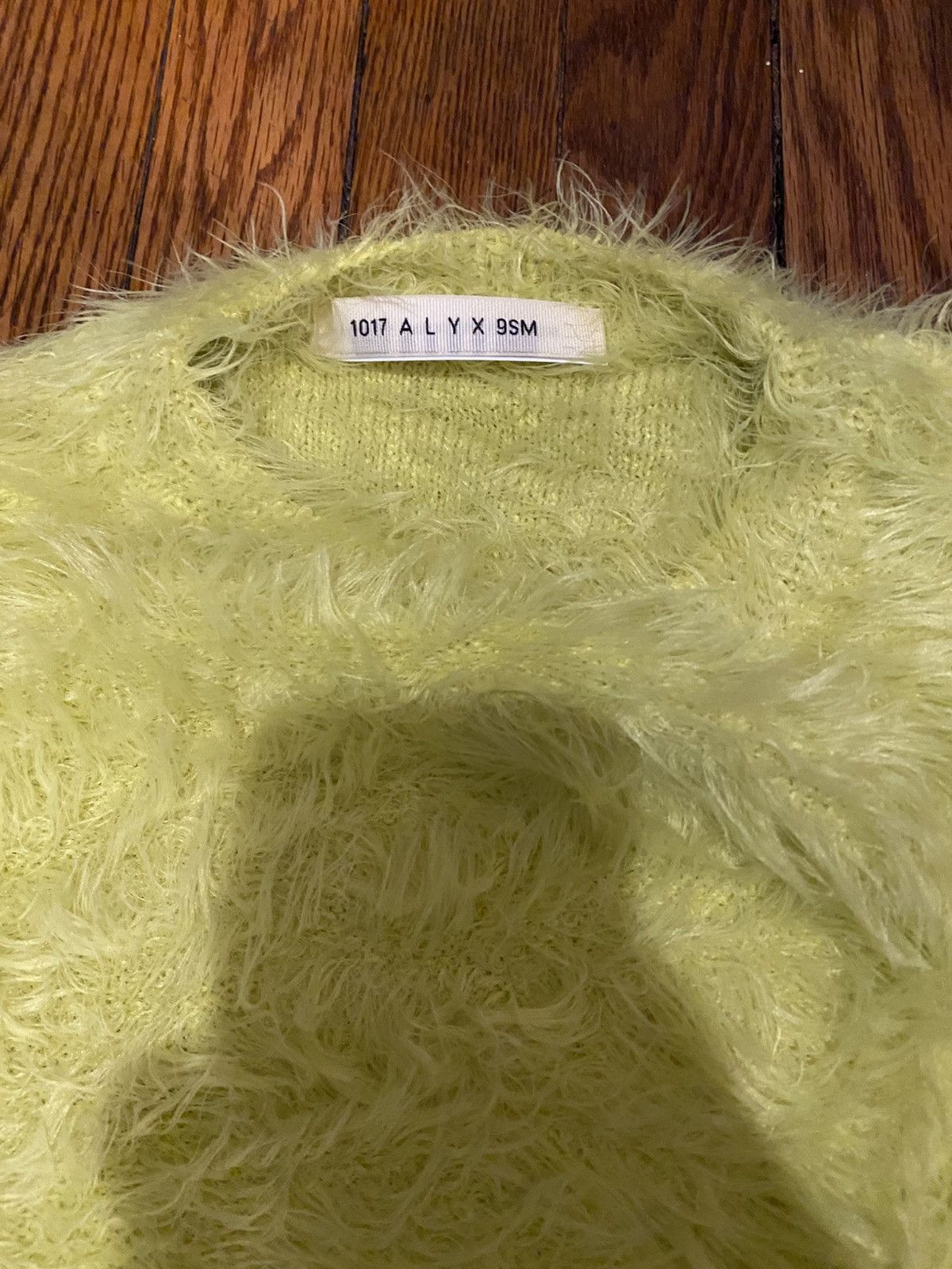 Alyx 1017 Alyx 9SM Feather Sweater (Mohair like) Yellow/lime Size US M / EU 48-50 / 2 - 3 Thumbnail