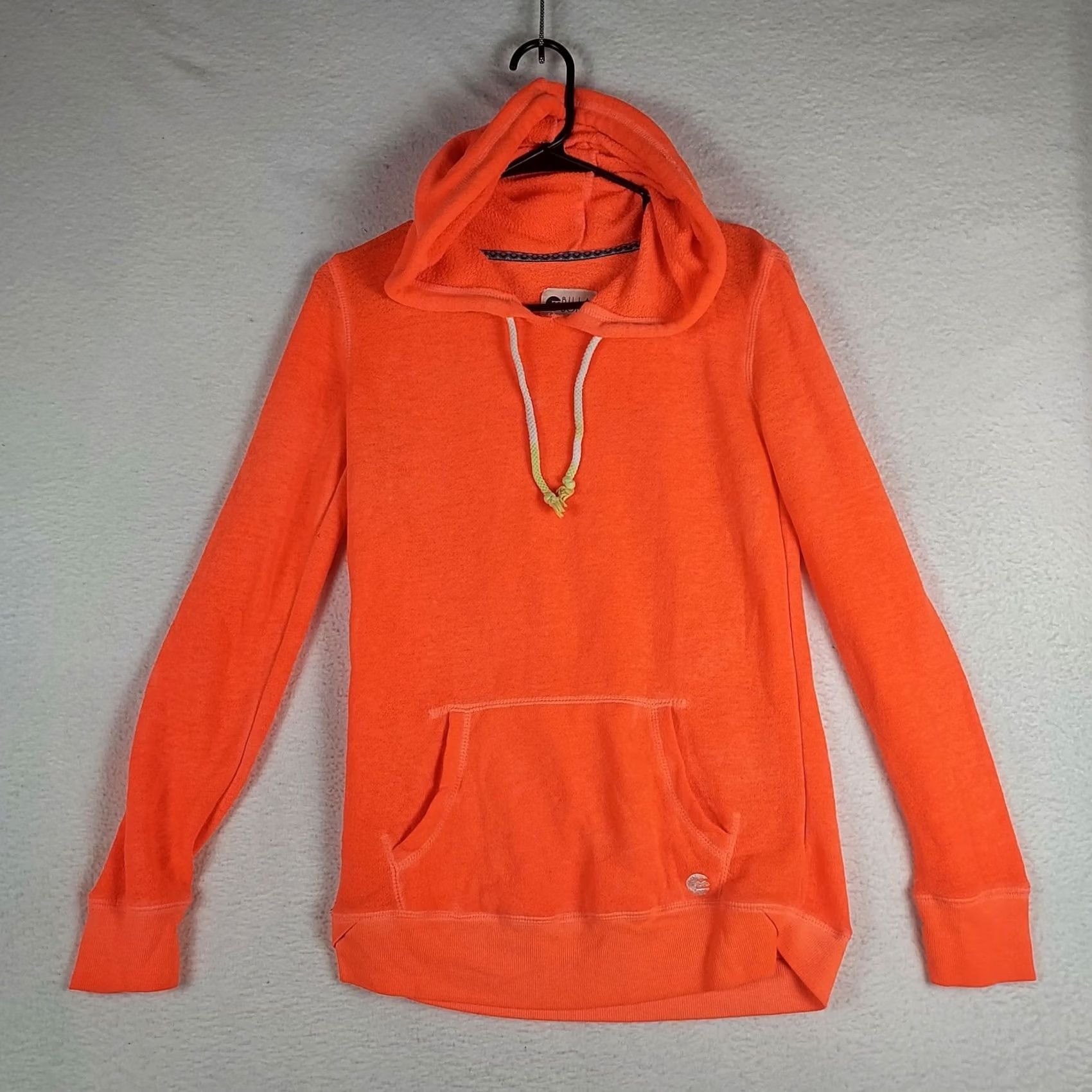 Billabong VINTAGE Billabong Women's Orange Hoodie Pullover Kangaroo Pocket Size S Size S / US 4 / IT 40 - 2 Thumbnail