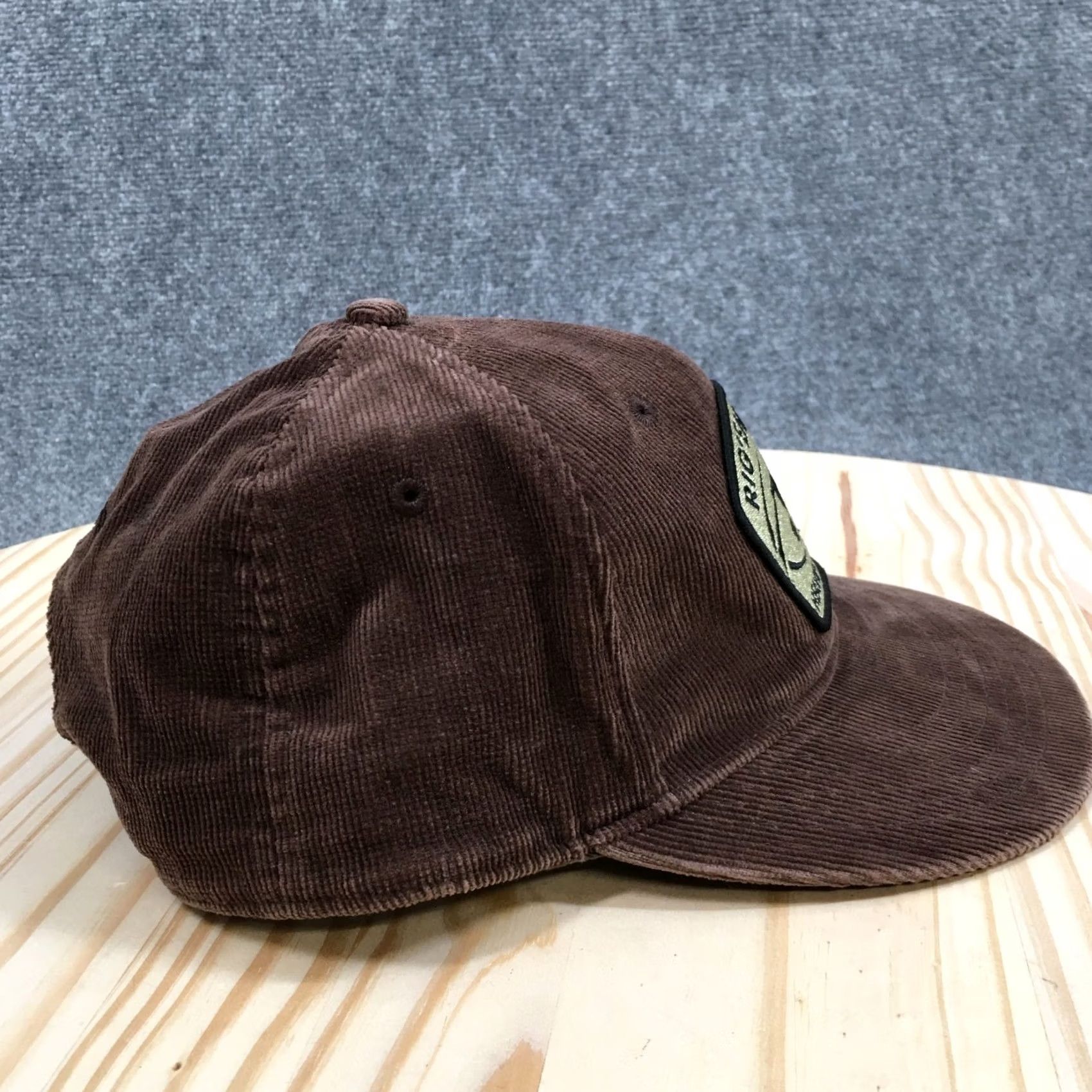 Vintage Rig'Em Right Waterfowl Brown Corduroy Hat Mens OS Brown Snapback Adjustable Size ONE SIZE - 6 Thumbnail