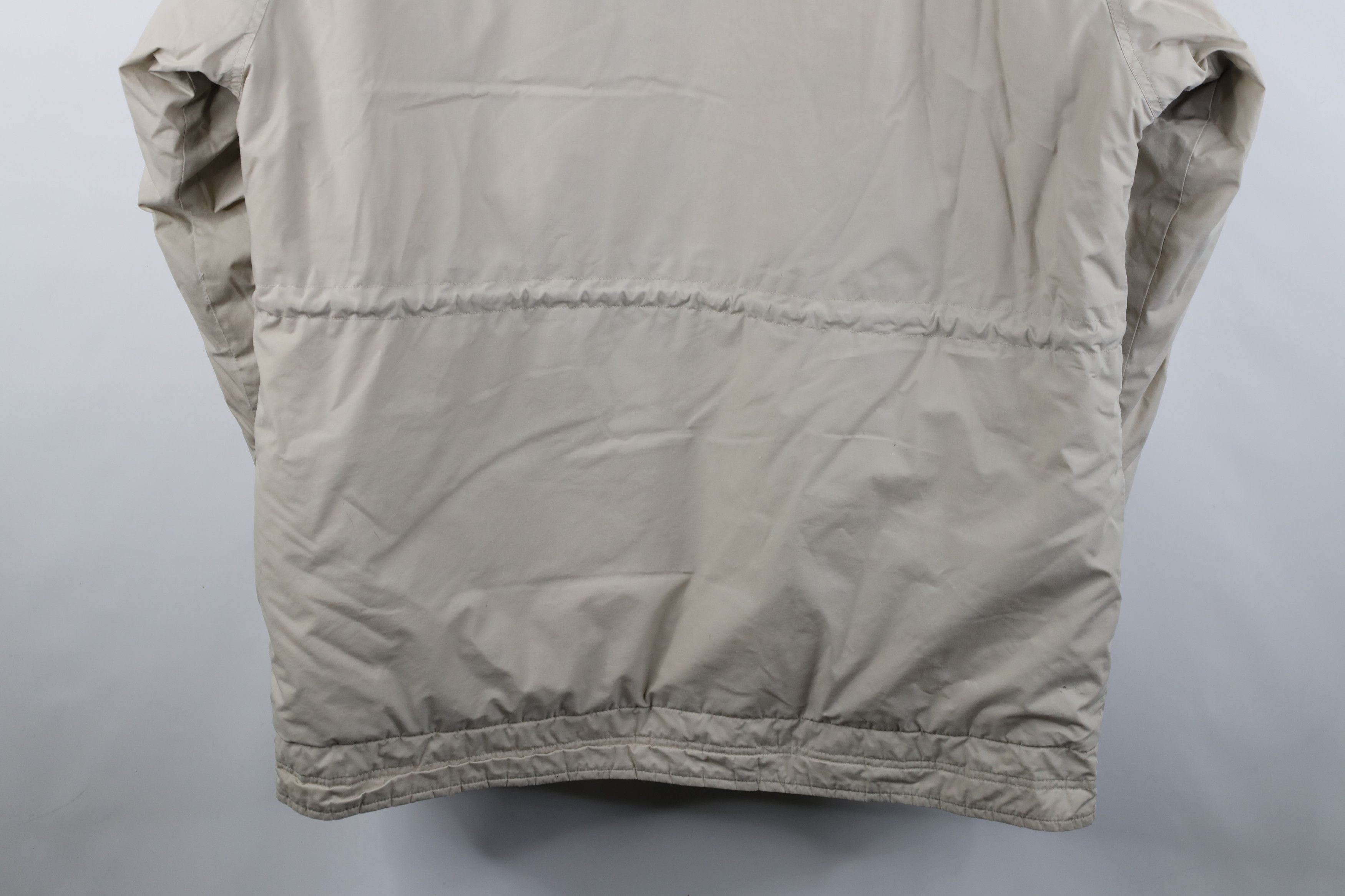 Vintage Vintage 90s Streetwear Down Insulated Puffer Jacket Beige Size US XL / EU 56 / 4 - 14 Thumbnail